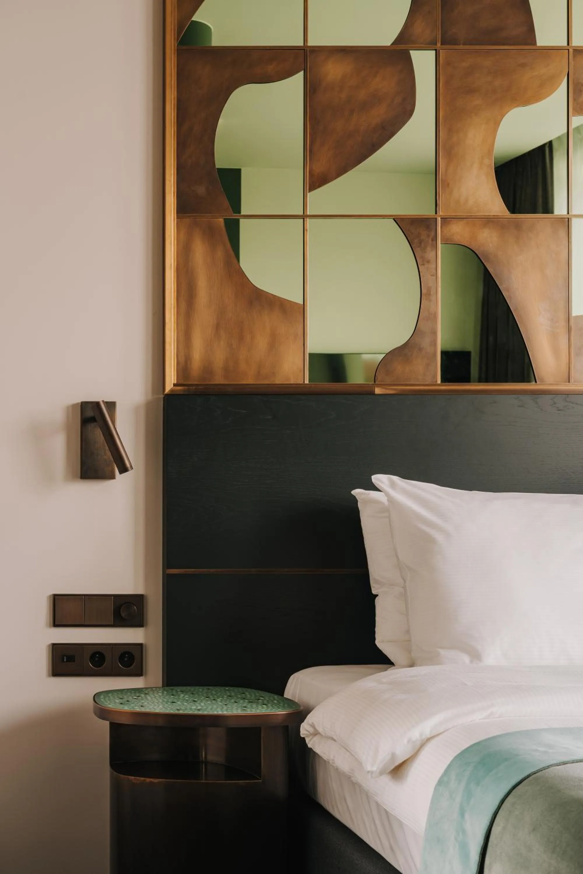 Bed in The Cyrus Hotel