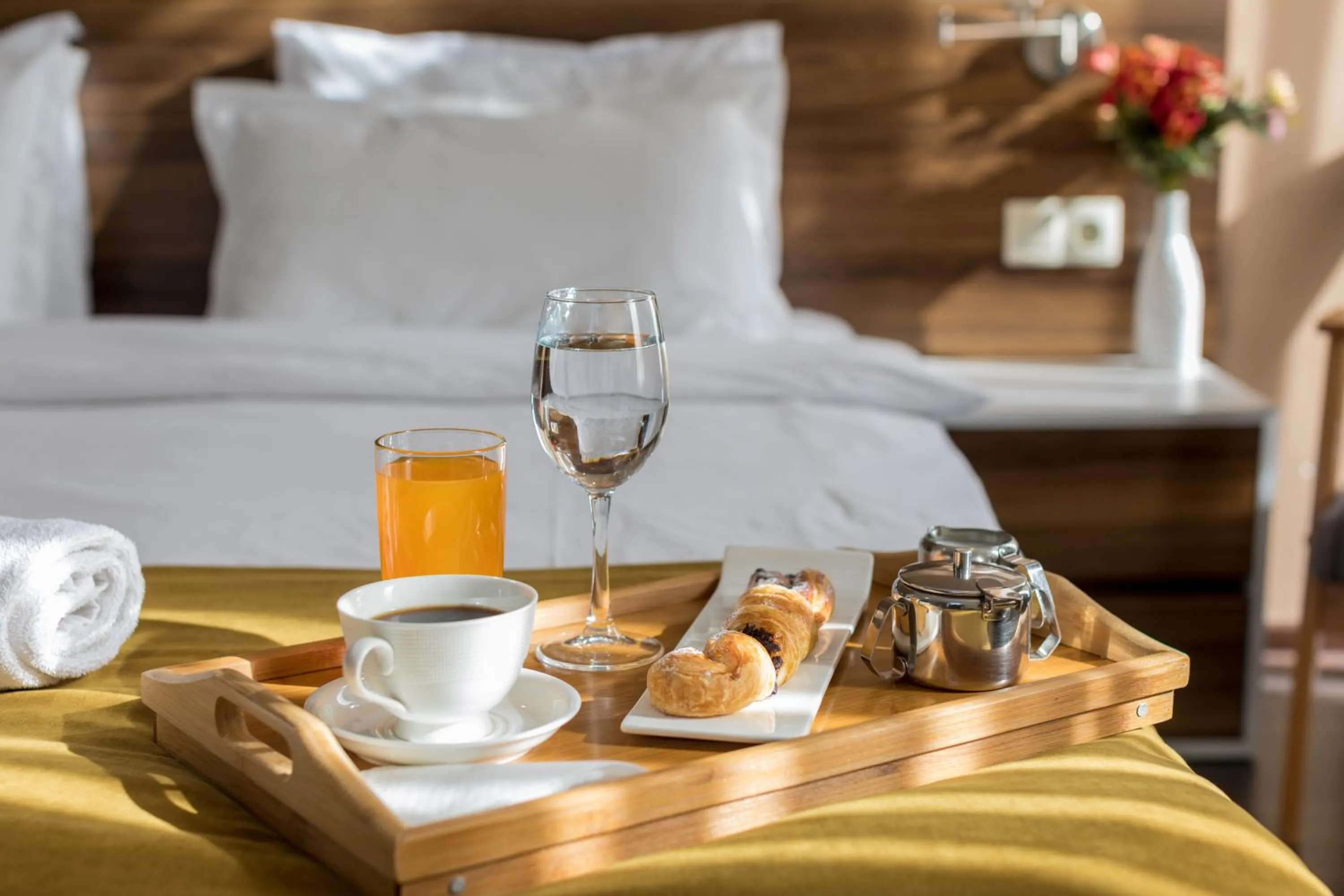 Bed in Point Hotel Tbilisi