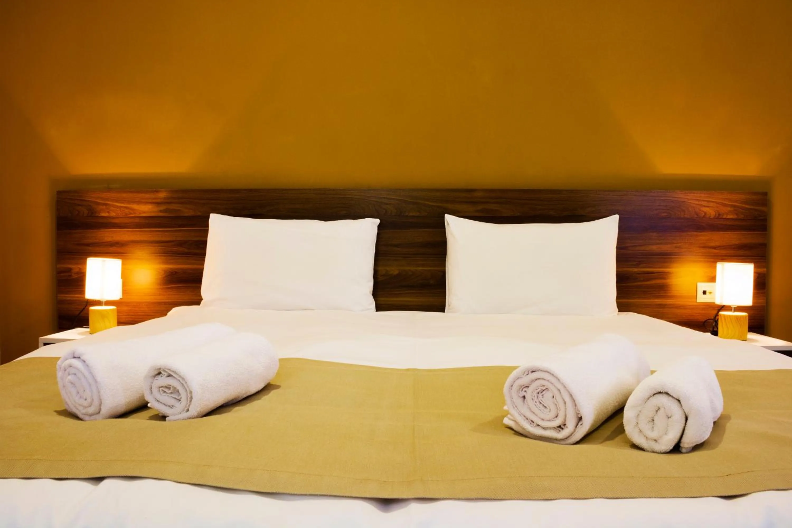 Bed in Point Hotel Tbilisi