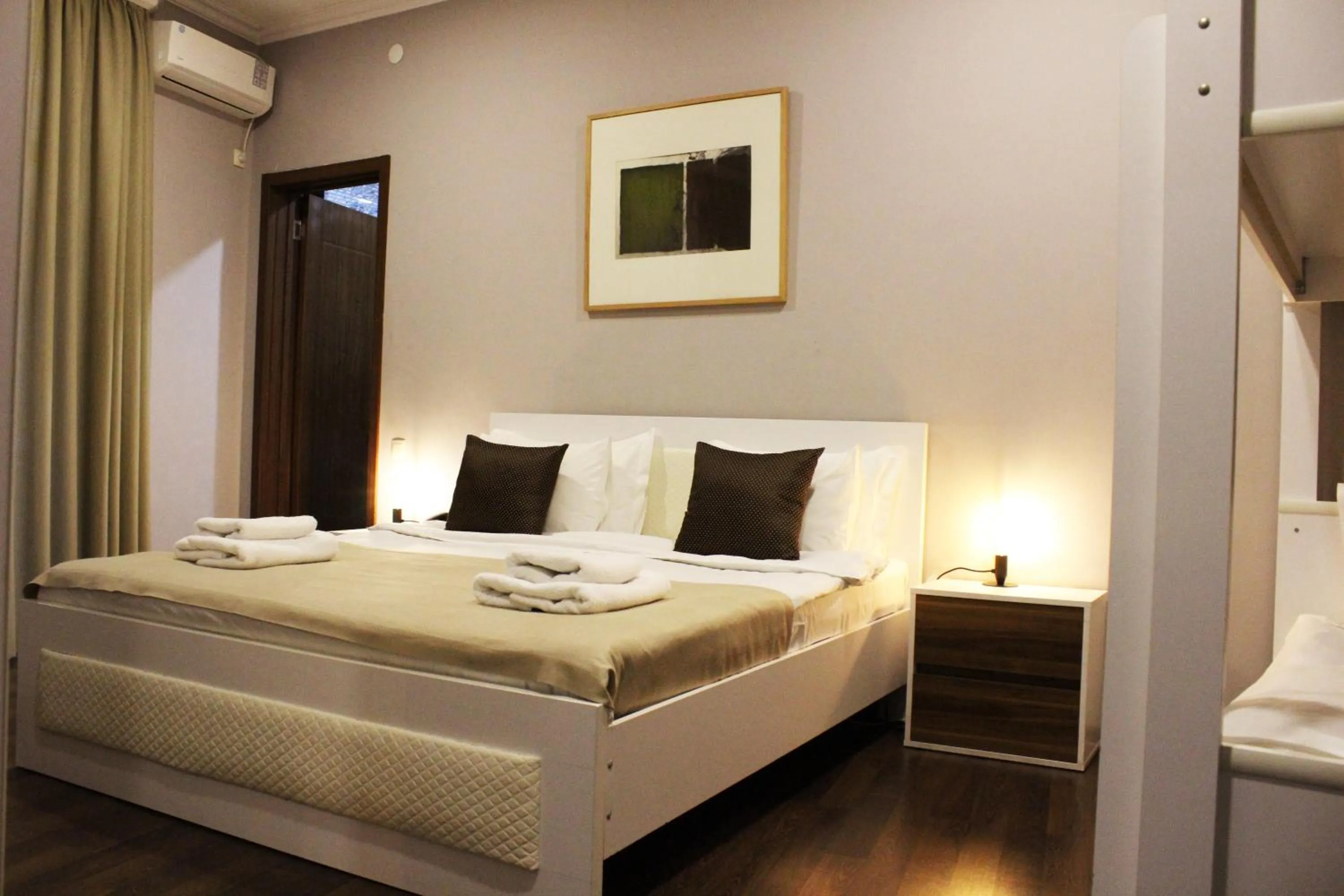 Bed in Point Hotel Tbilisi