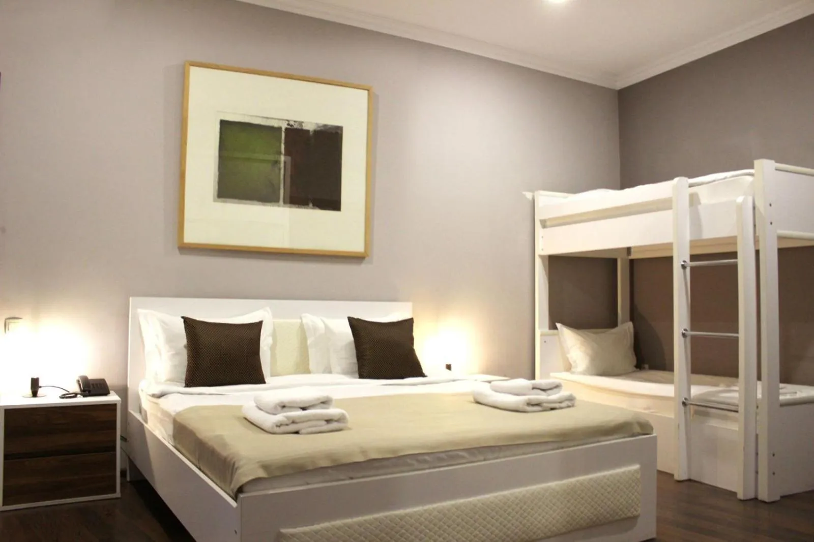 Bed in Point Hotel Tbilisi