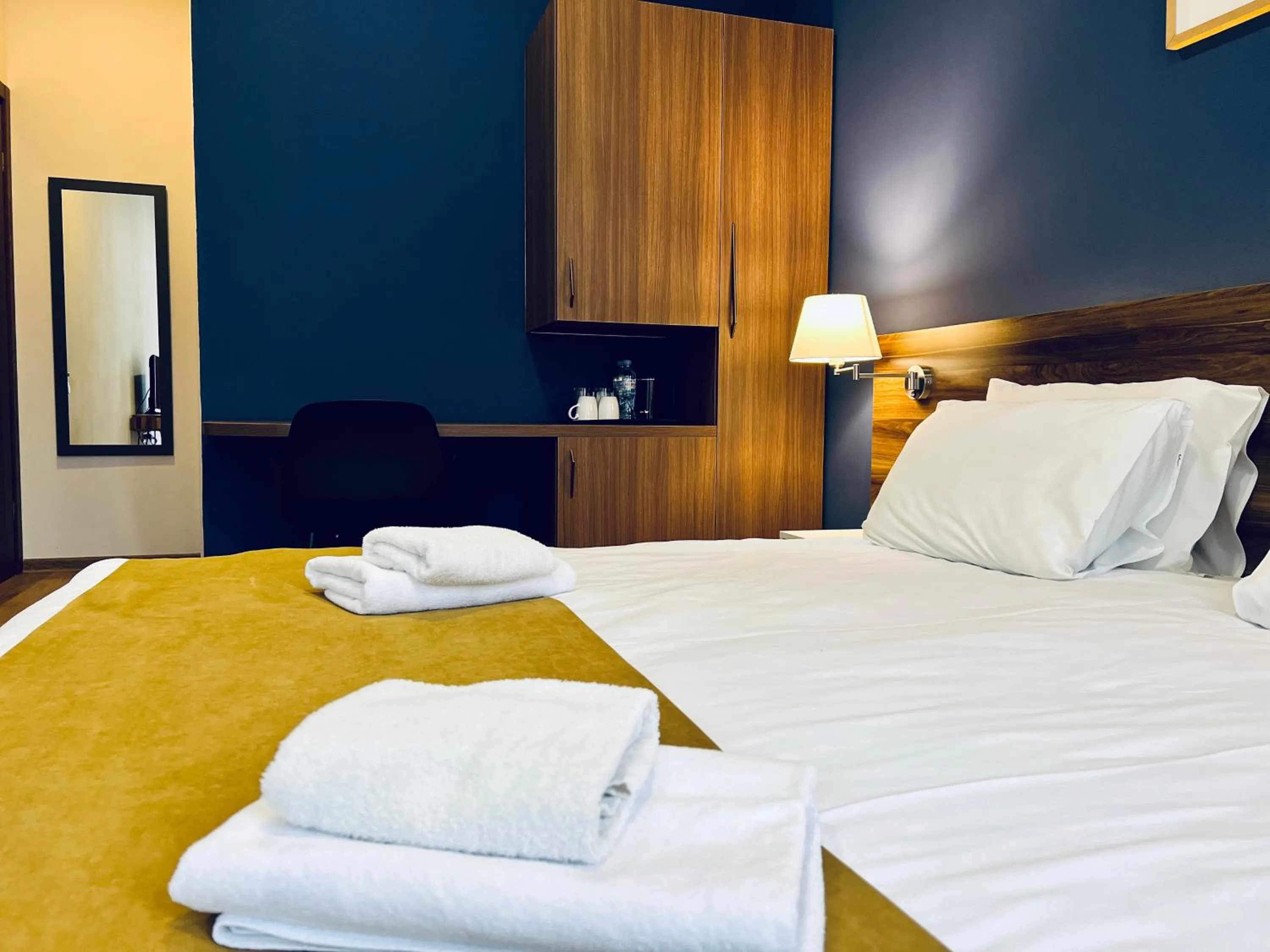 Bed in Point Hotel Tbilisi