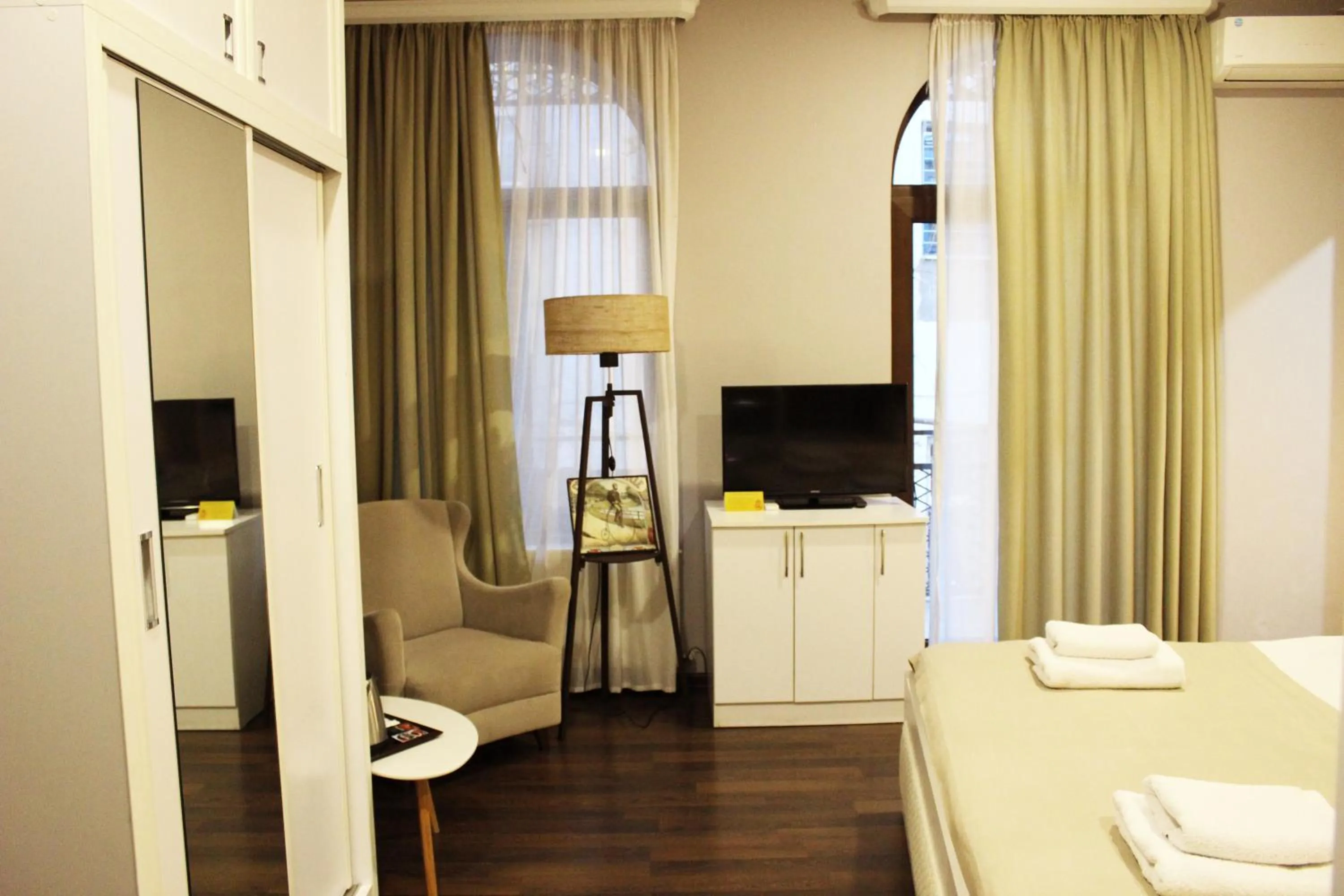 Bed in Point Hotel Tbilisi