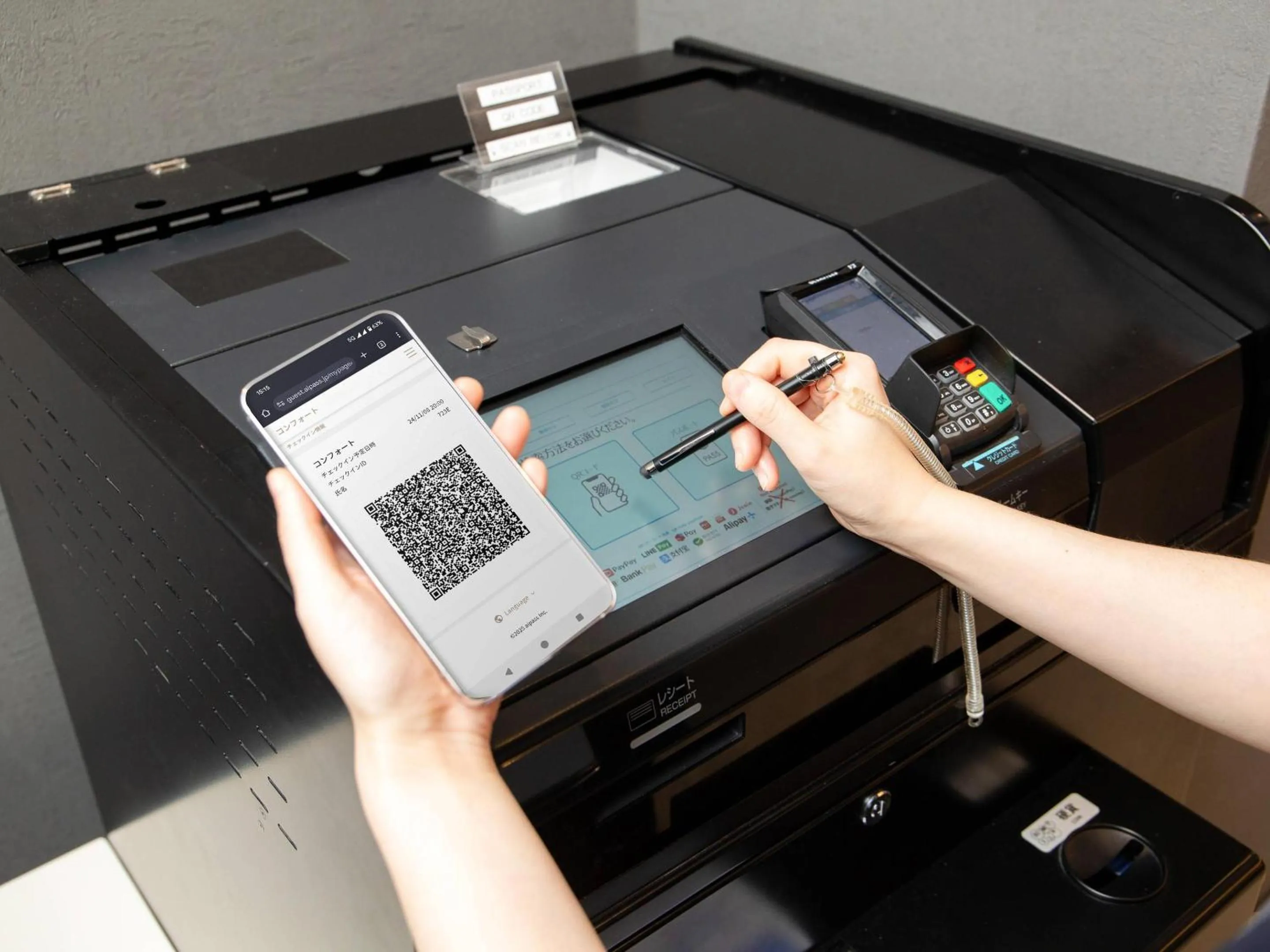 Lobby or reception in Comfort Hotel Mito