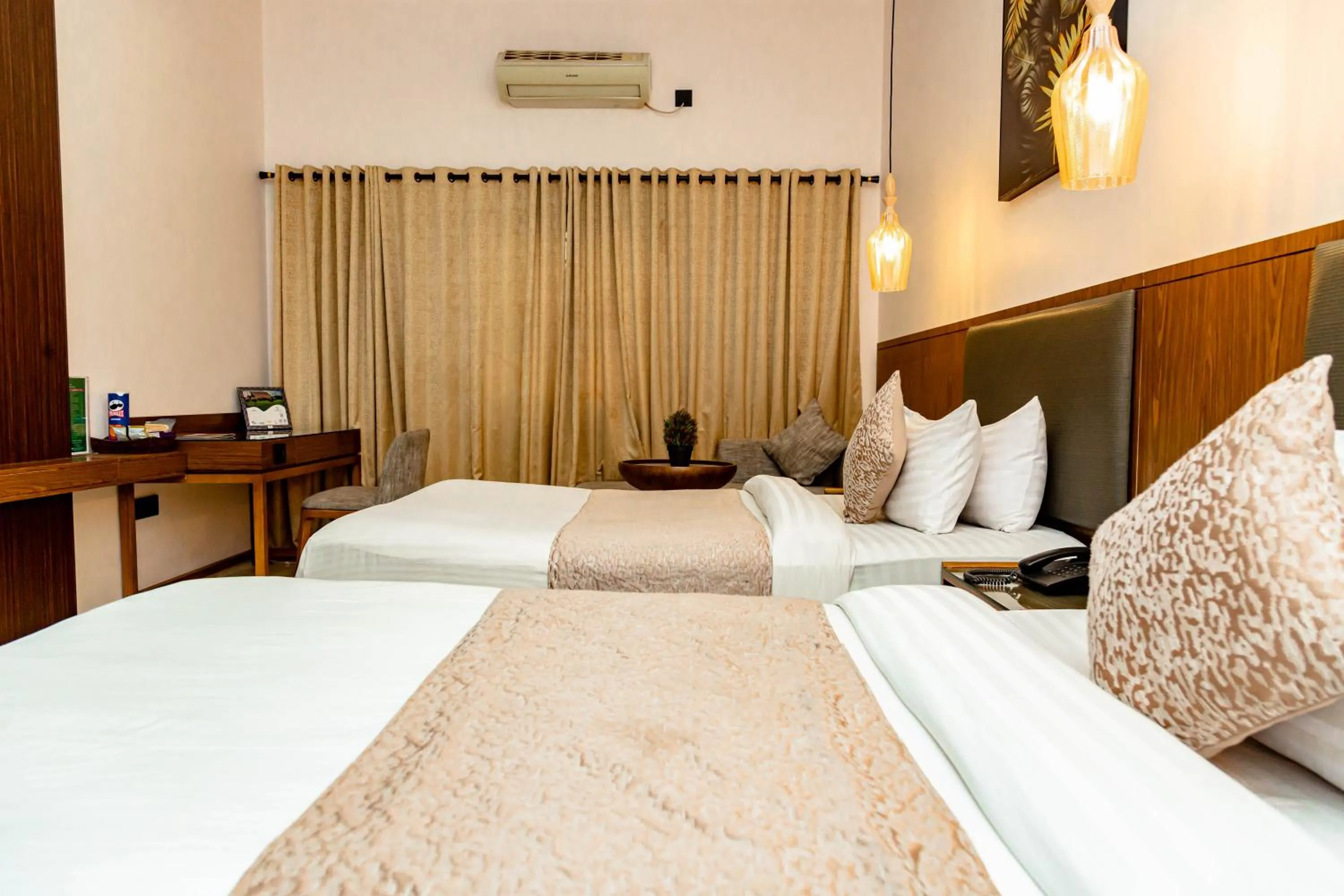 Bed in Hotel Lubumbashi