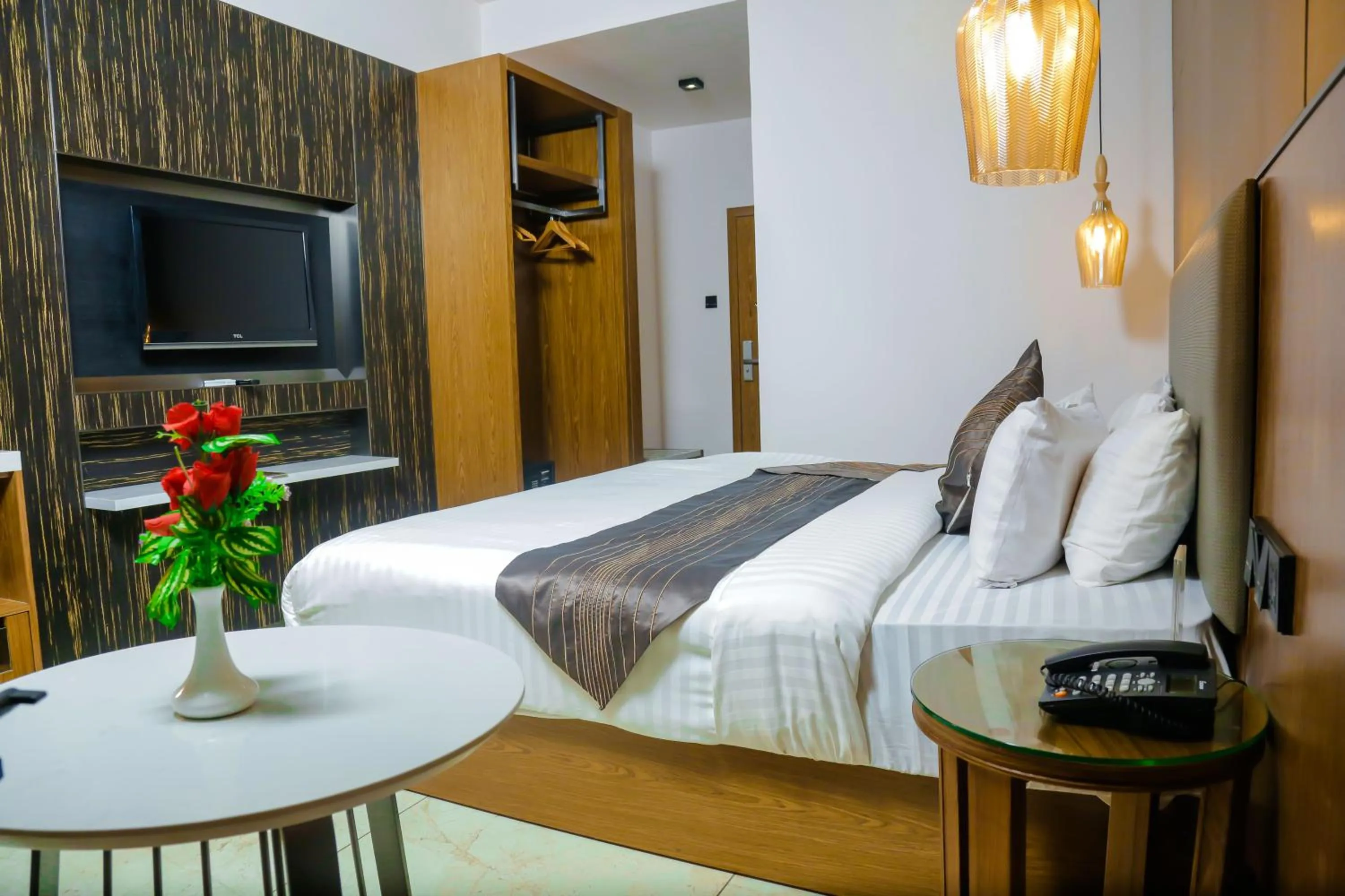 Bed in Hotel Lubumbashi