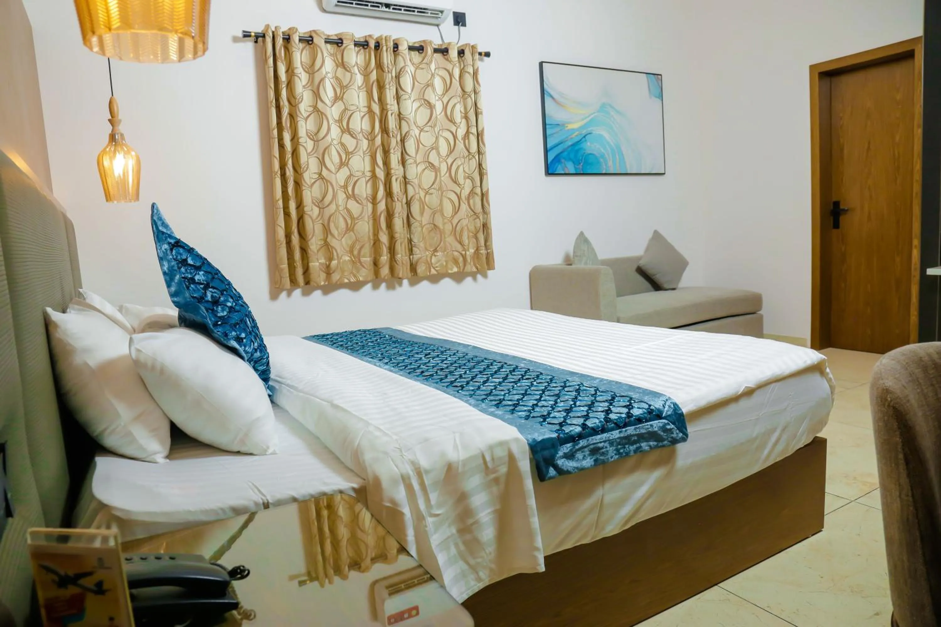 Bed in Hotel Lubumbashi