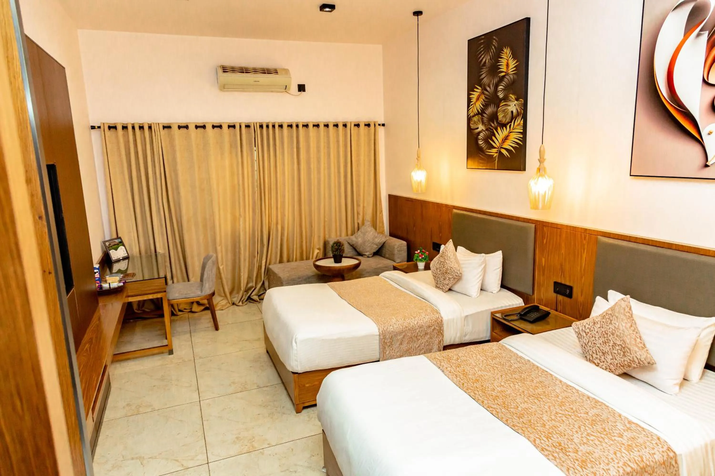 Bed in Hotel Lubumbashi