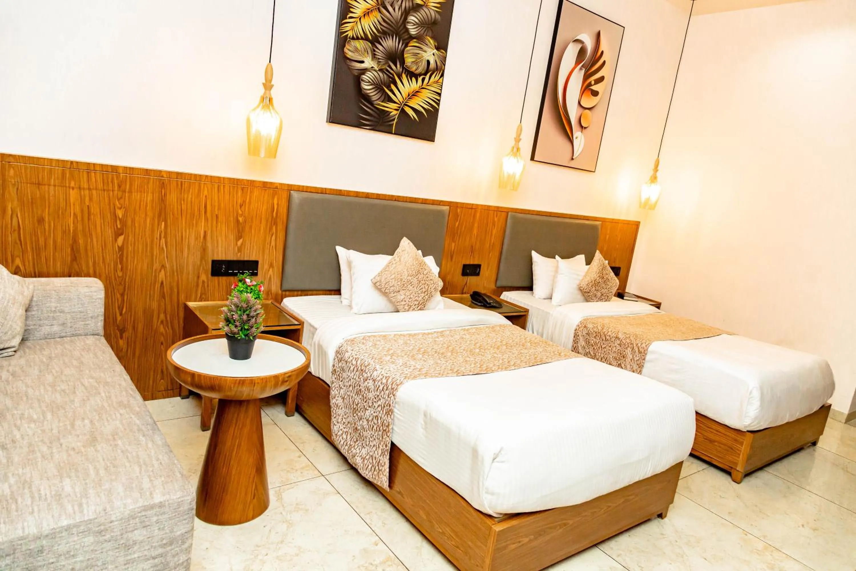 Bed in Hotel Lubumbashi