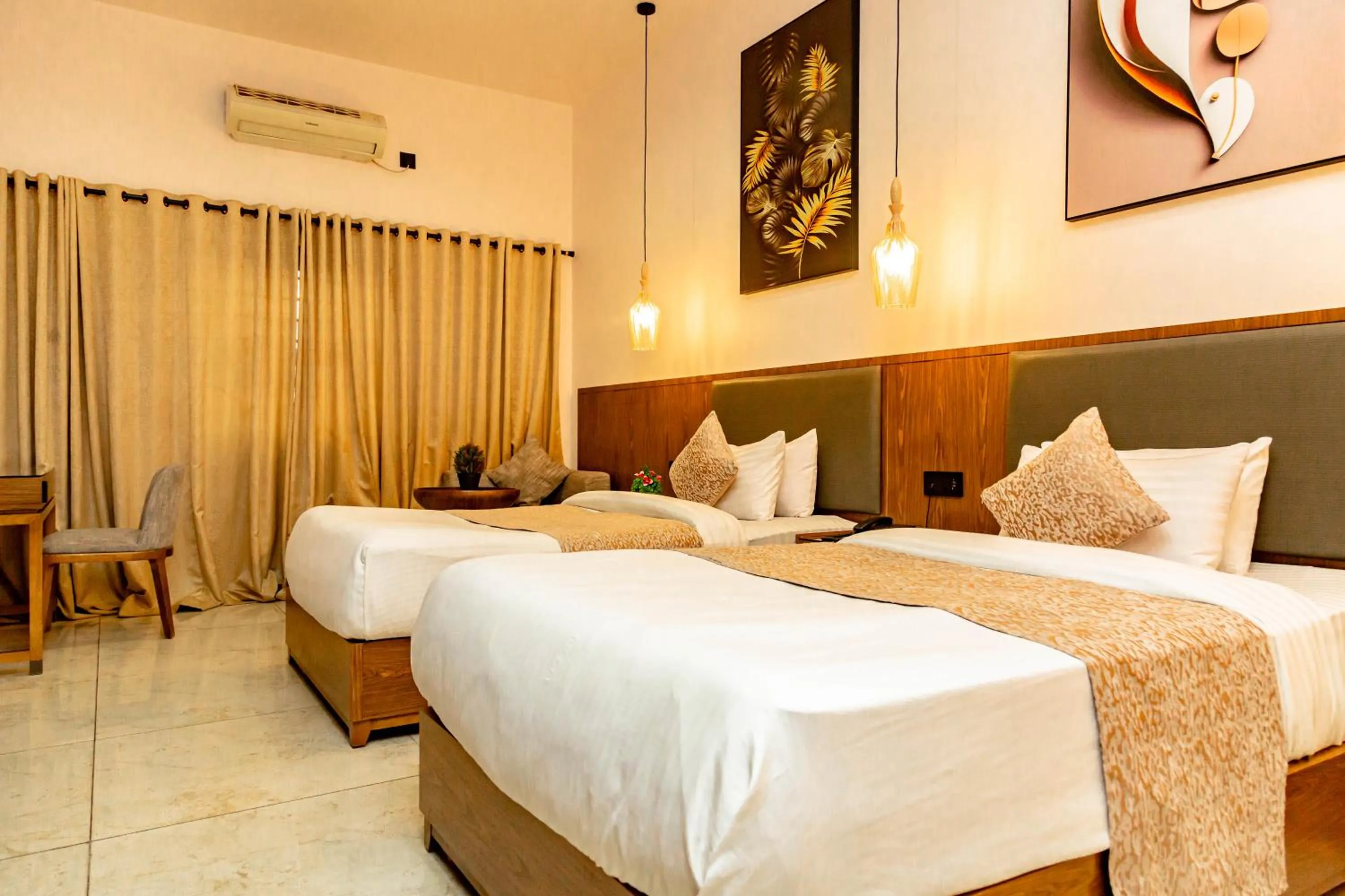 Bed in Hotel Lubumbashi