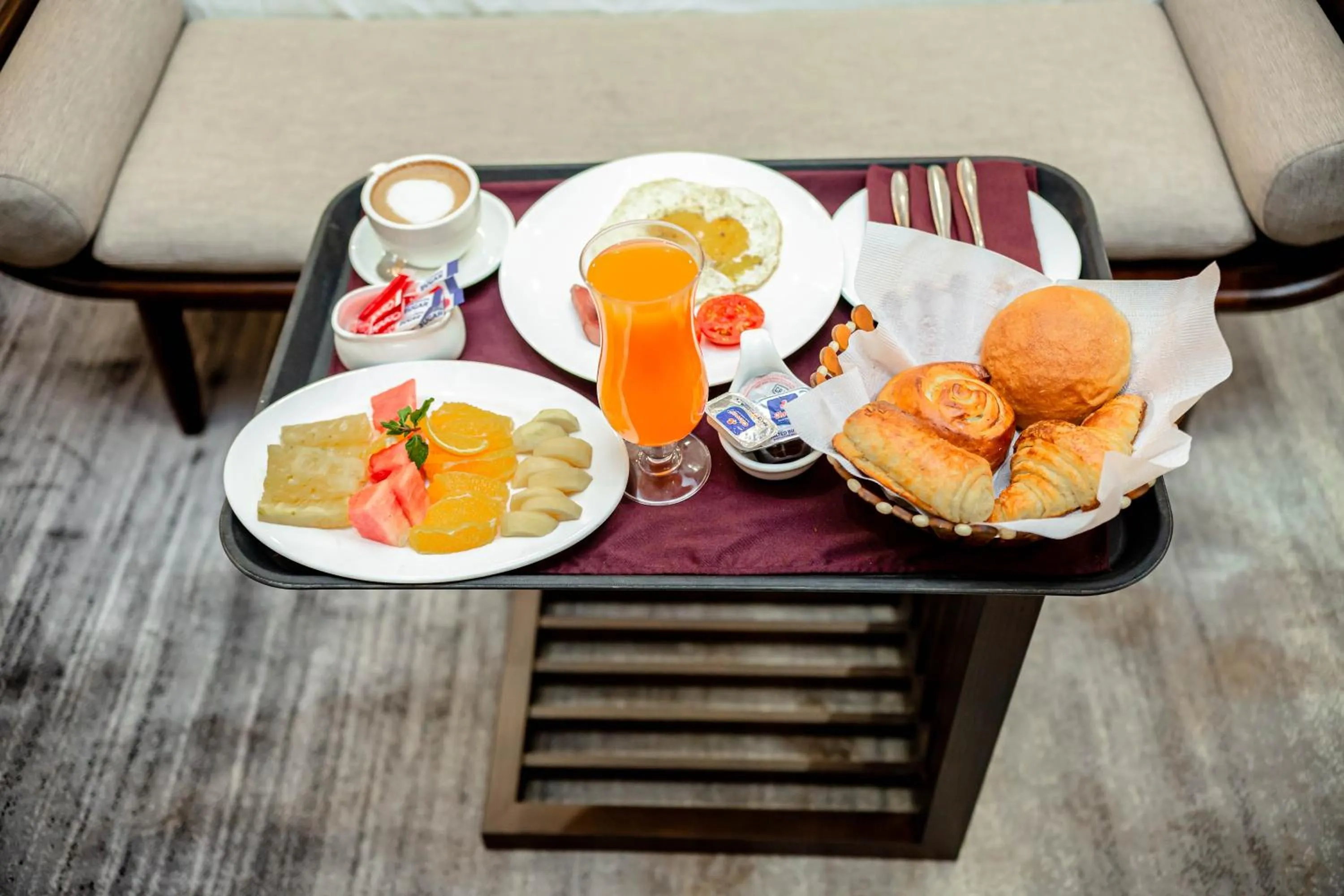Breakfast in Hotel Lubumbashi