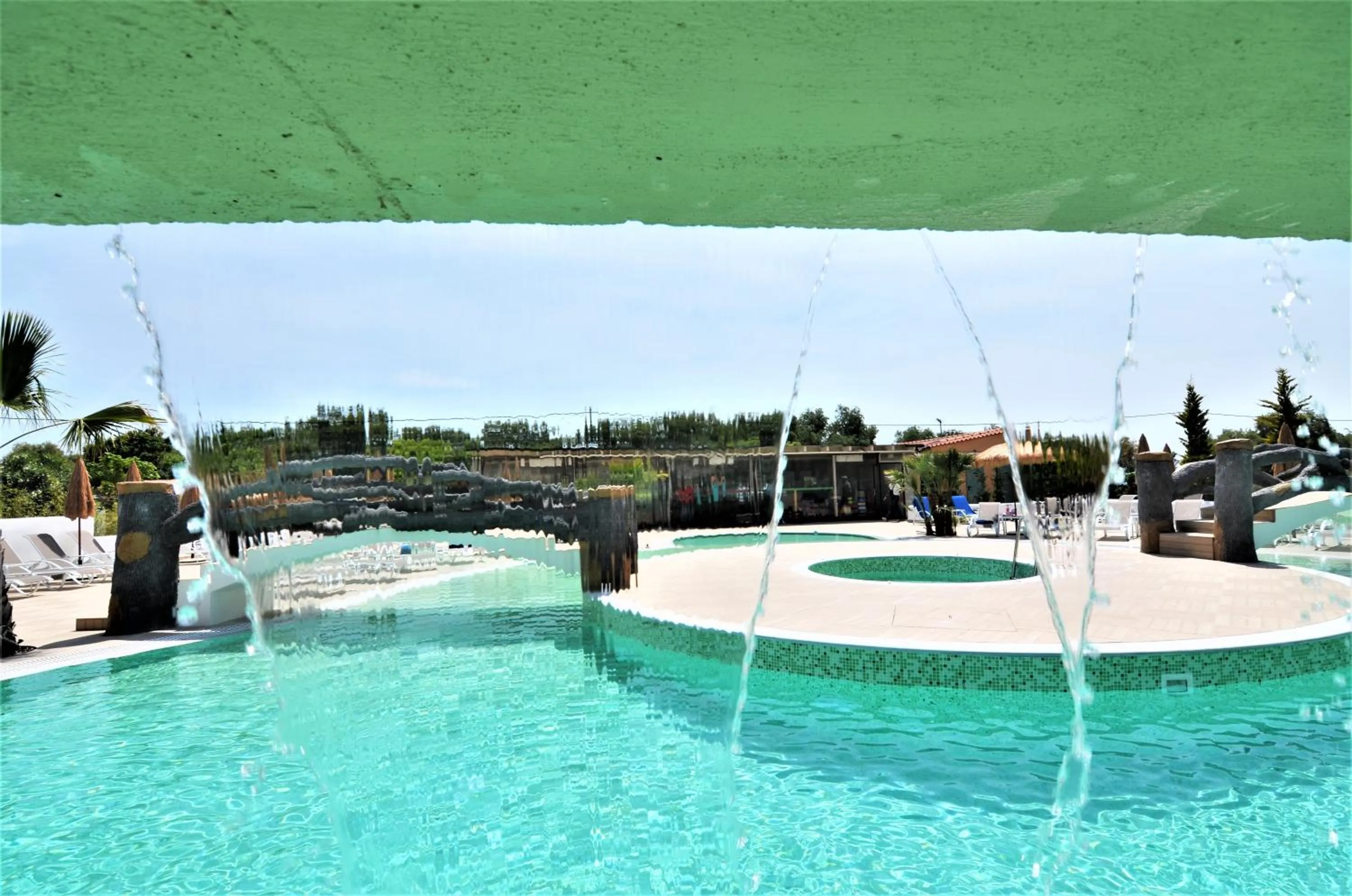 Pool view in Grand Beach Hotel Thassos
