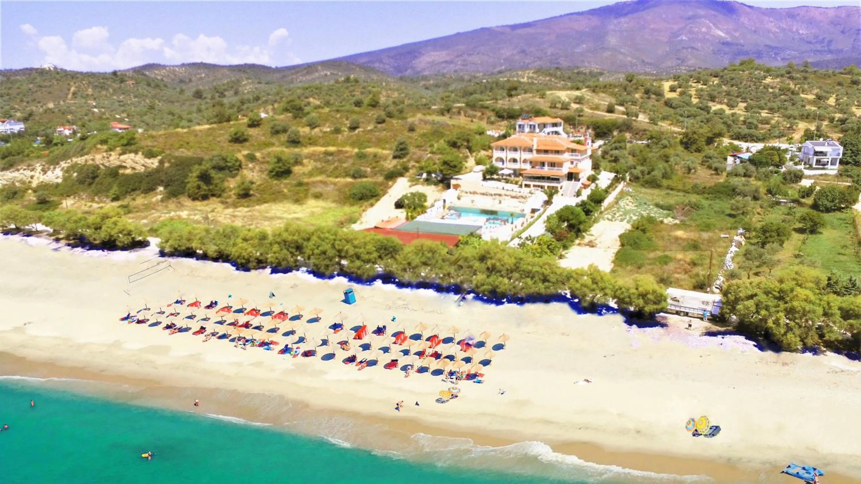 Bird's eye view in Grand Beach Hotel Thassos