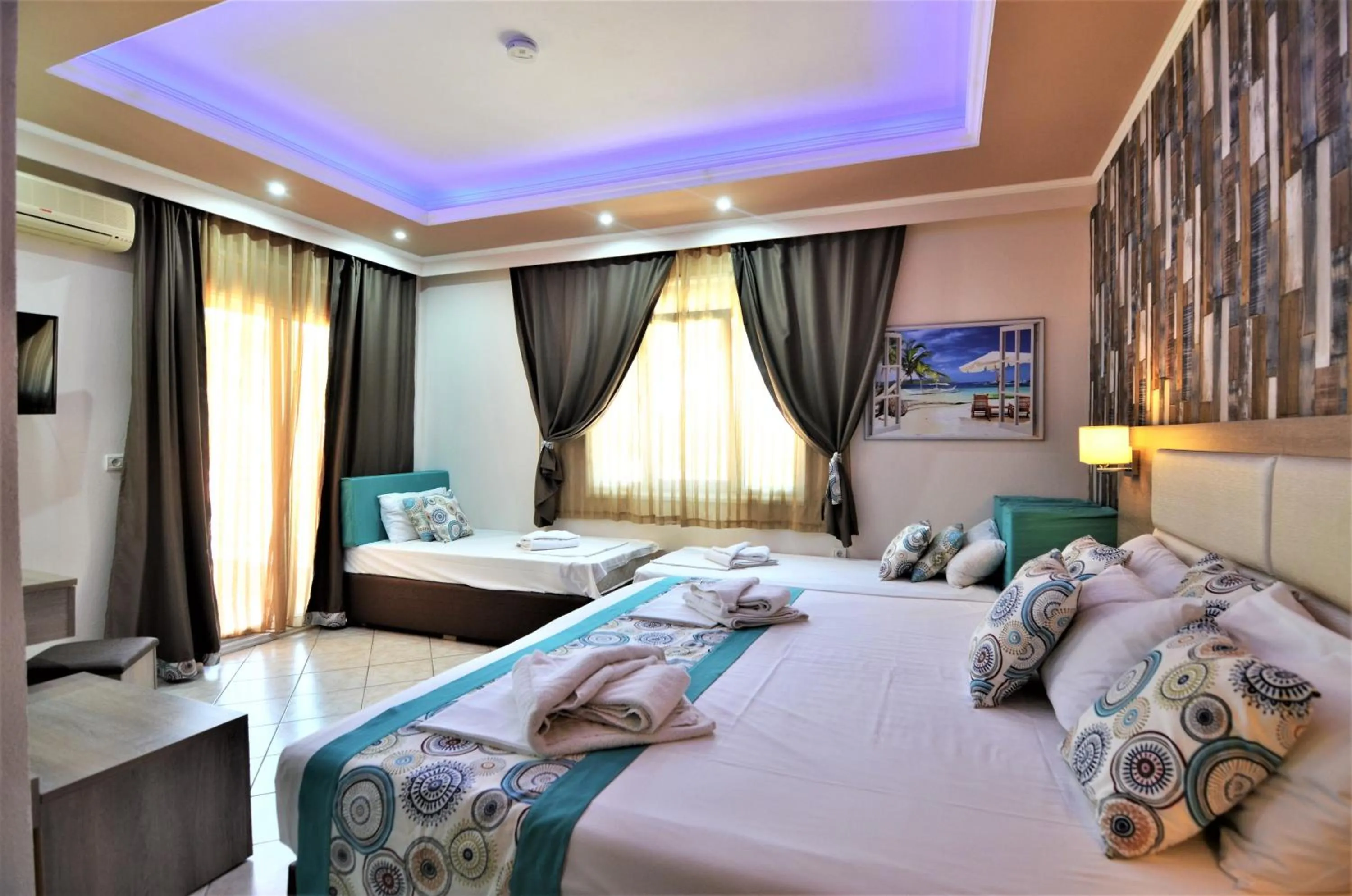 Bedroom, Bed in Grand Beach Hotel Thassos