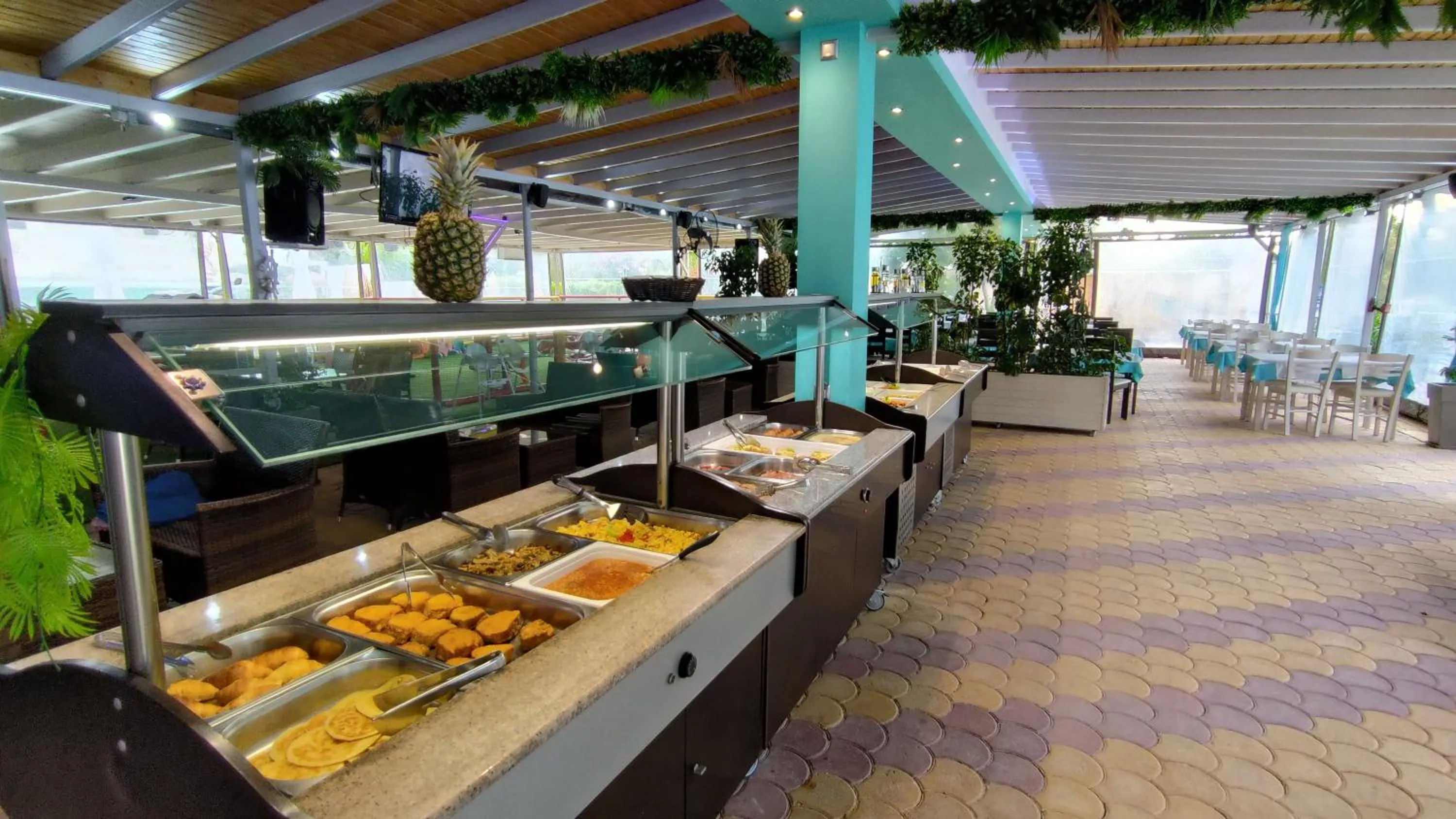 Buffet breakfast in Grand Beach Hotel Thassos