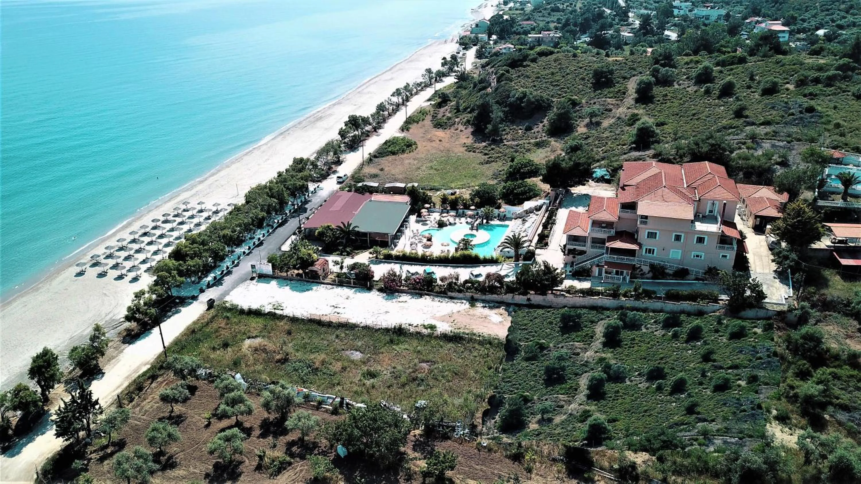 Bird's eye view in Grand Beach Hotel Thassos