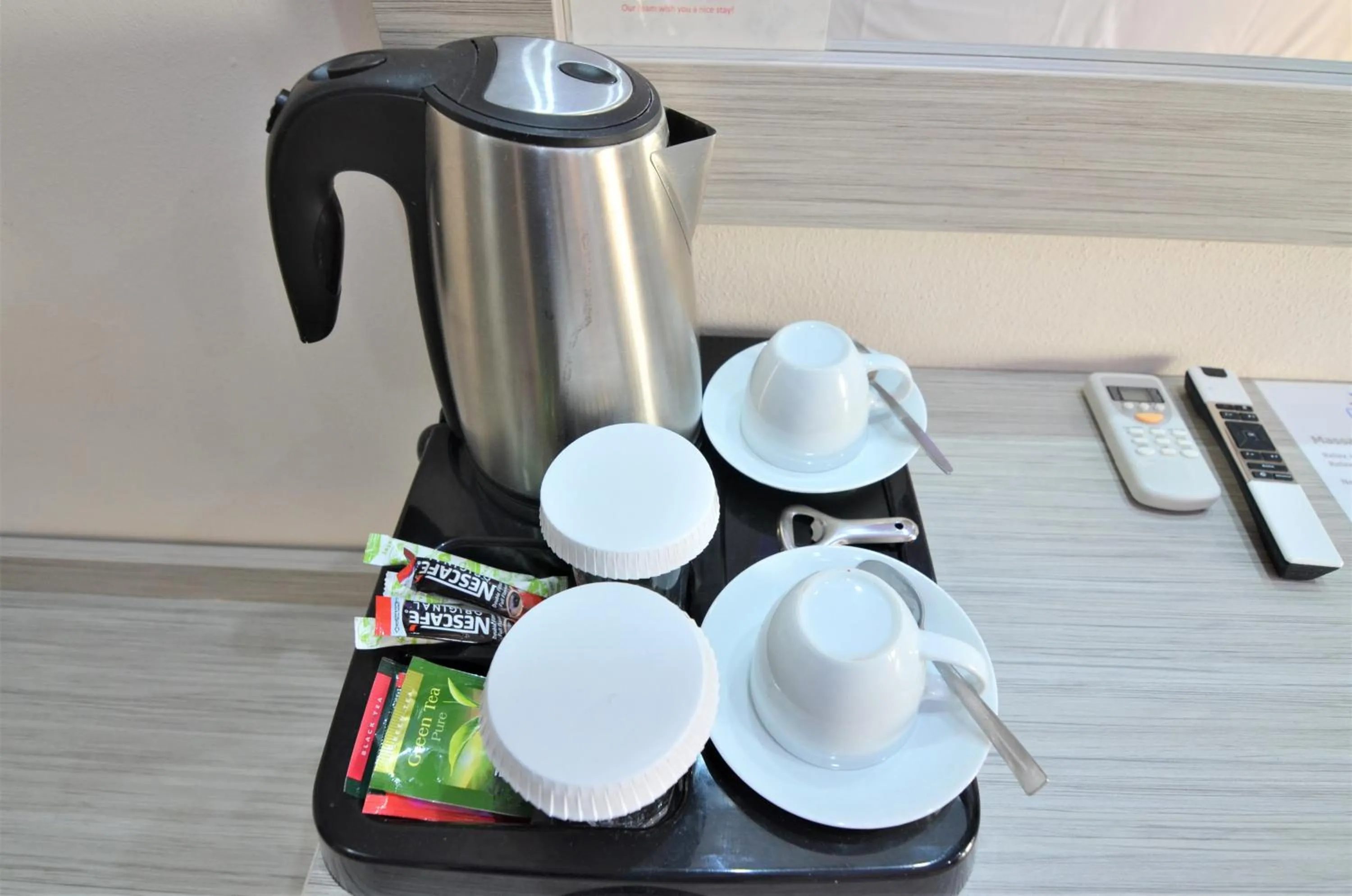 Coffee/tea facilities in Grand Beach Hotel Thassos
