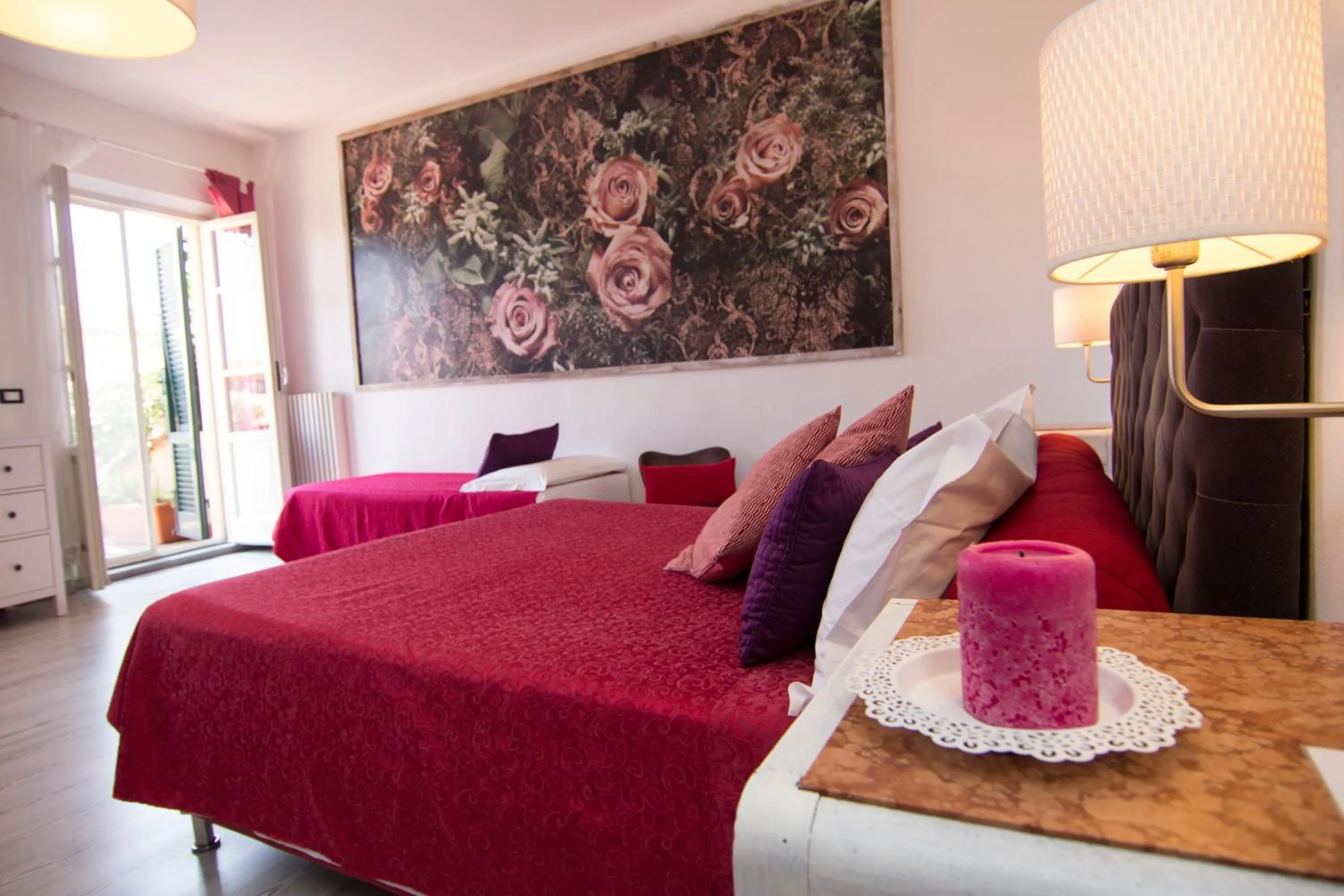 View (from property/room), Bed in B&B 7 Rooms