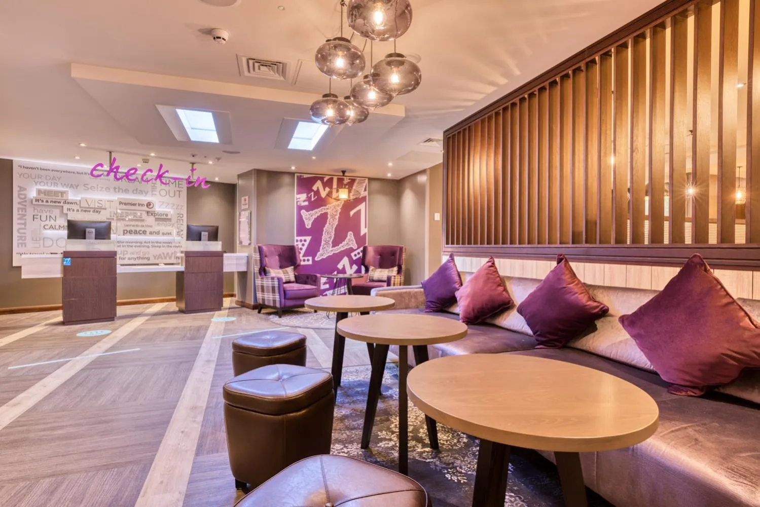 Lobby or reception in Premier Inn Dublin City Temple Bar