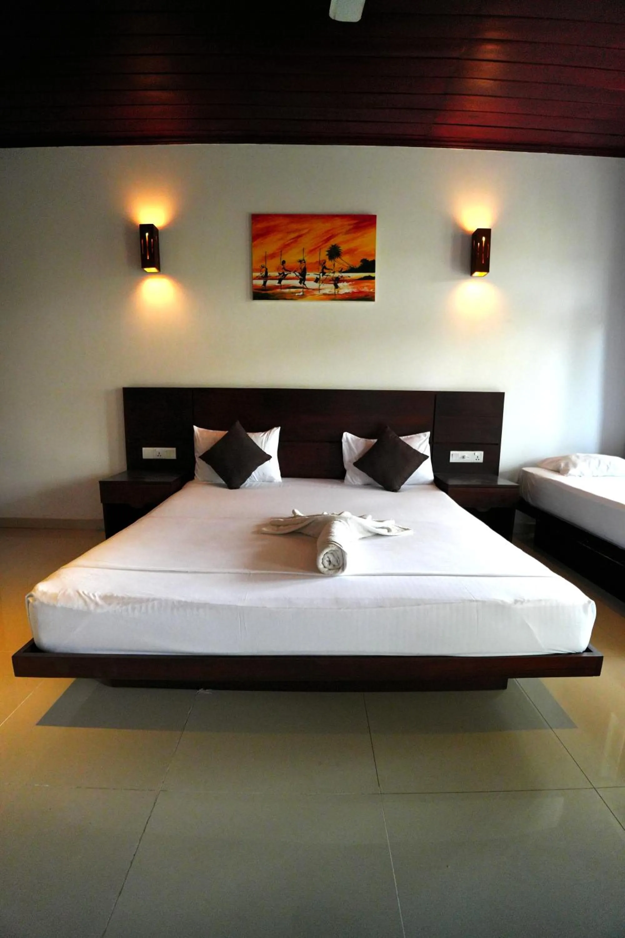 Bed in Hideaway Lodge