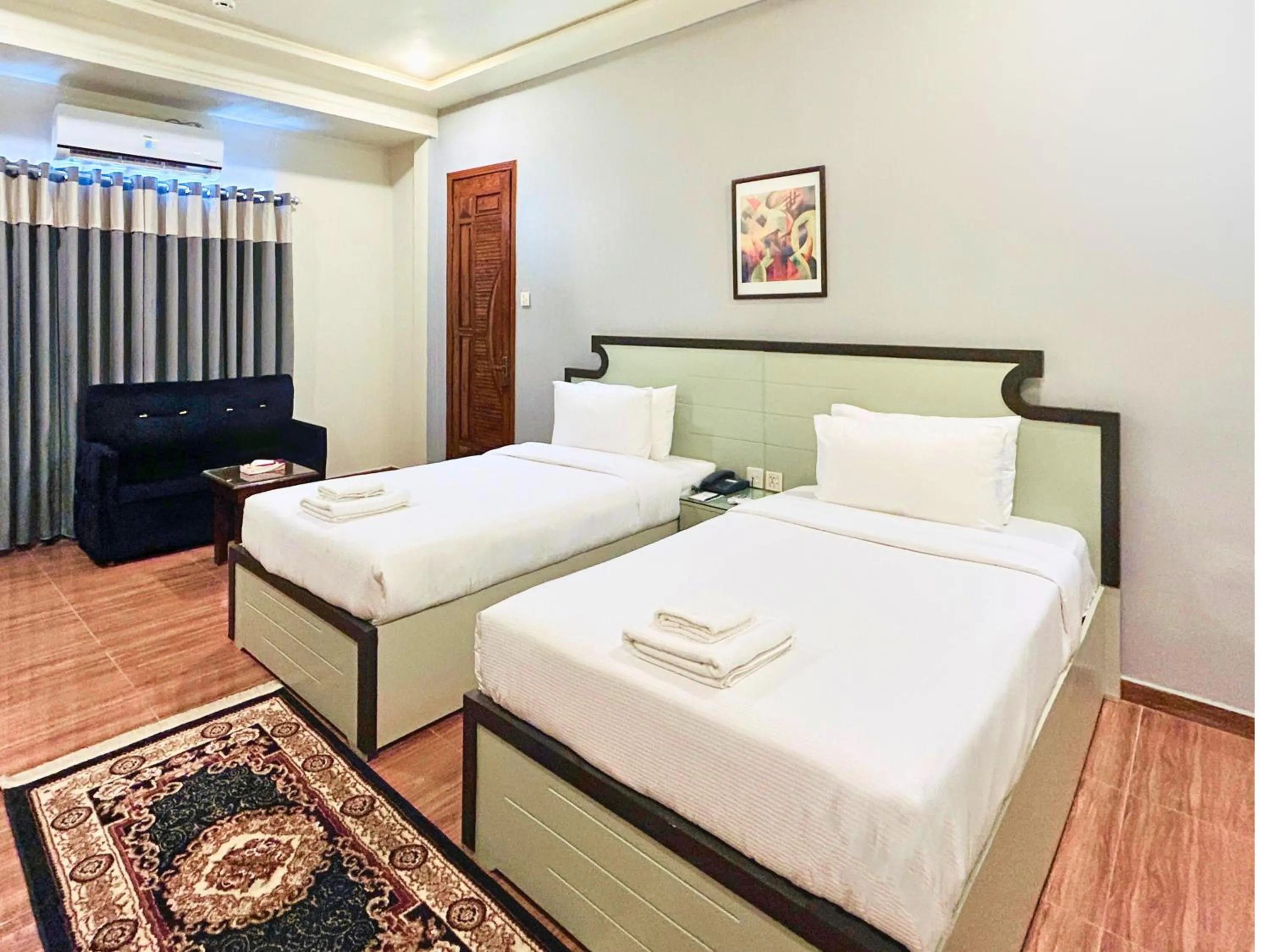Bedroom, Bed in Hotel One University Sukkur