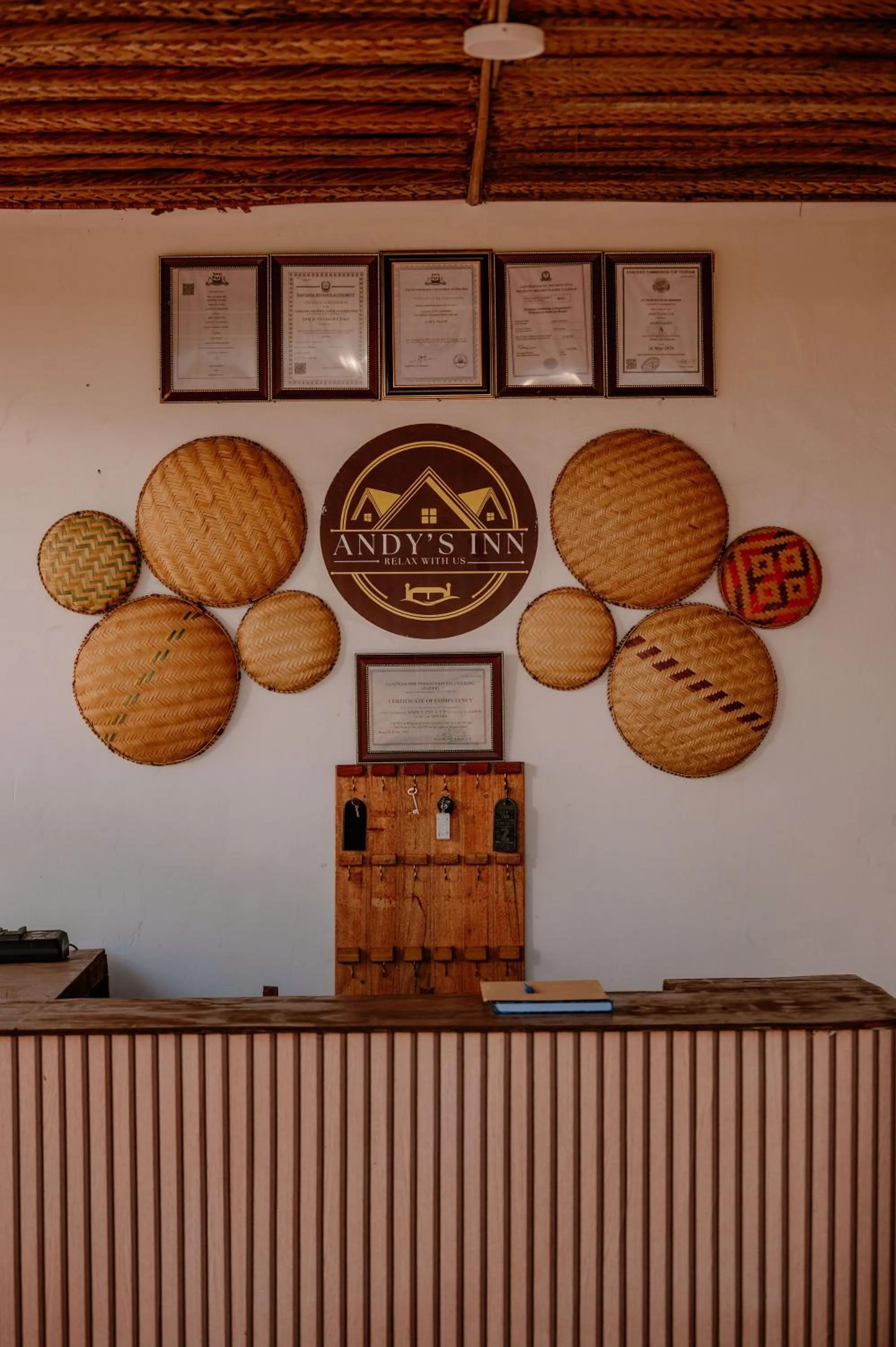 Lobby or reception in Andy's Inn