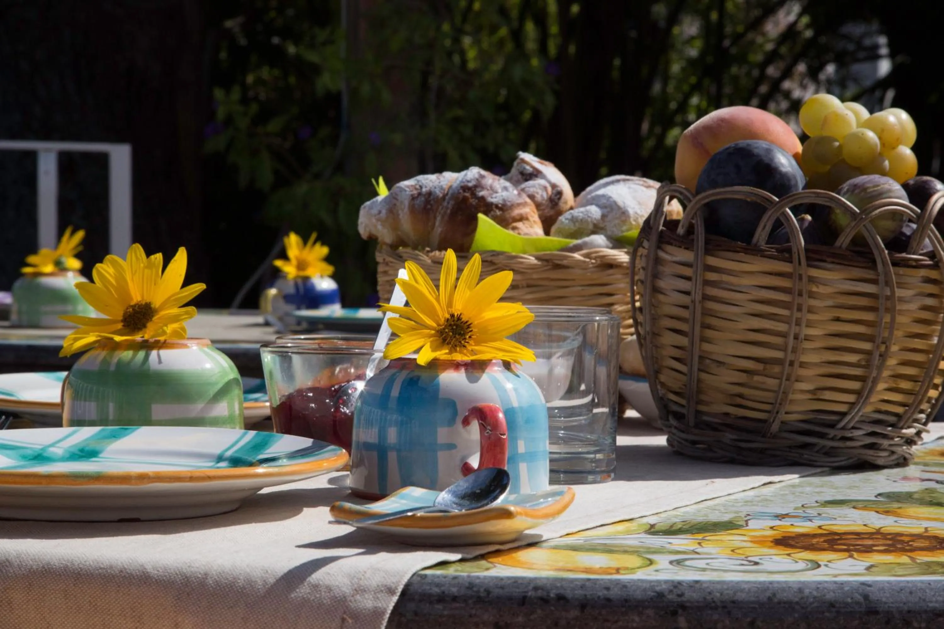 Italian breakfast in Il Giardino dell'Arte