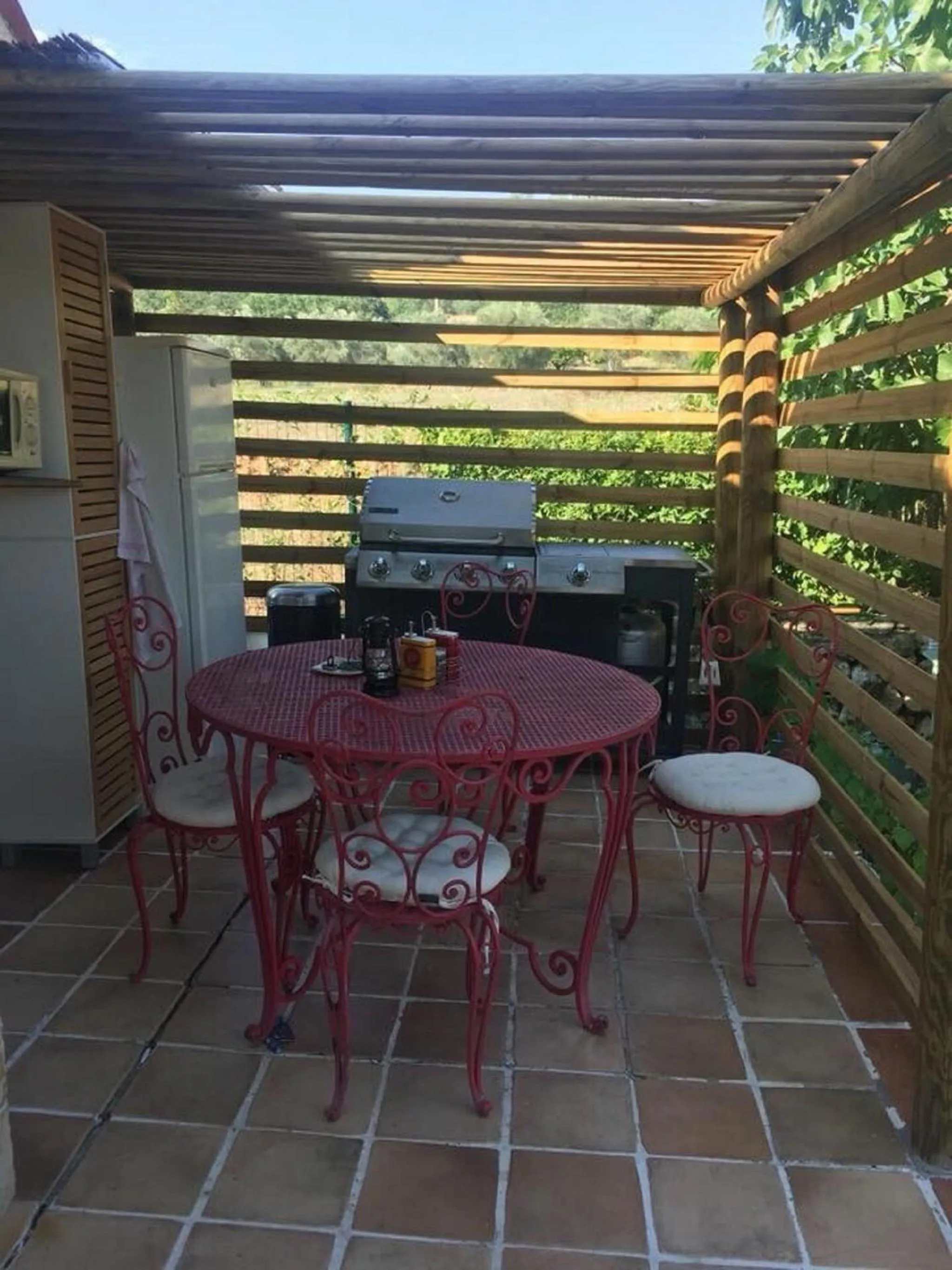 Patio in La Vignarelle