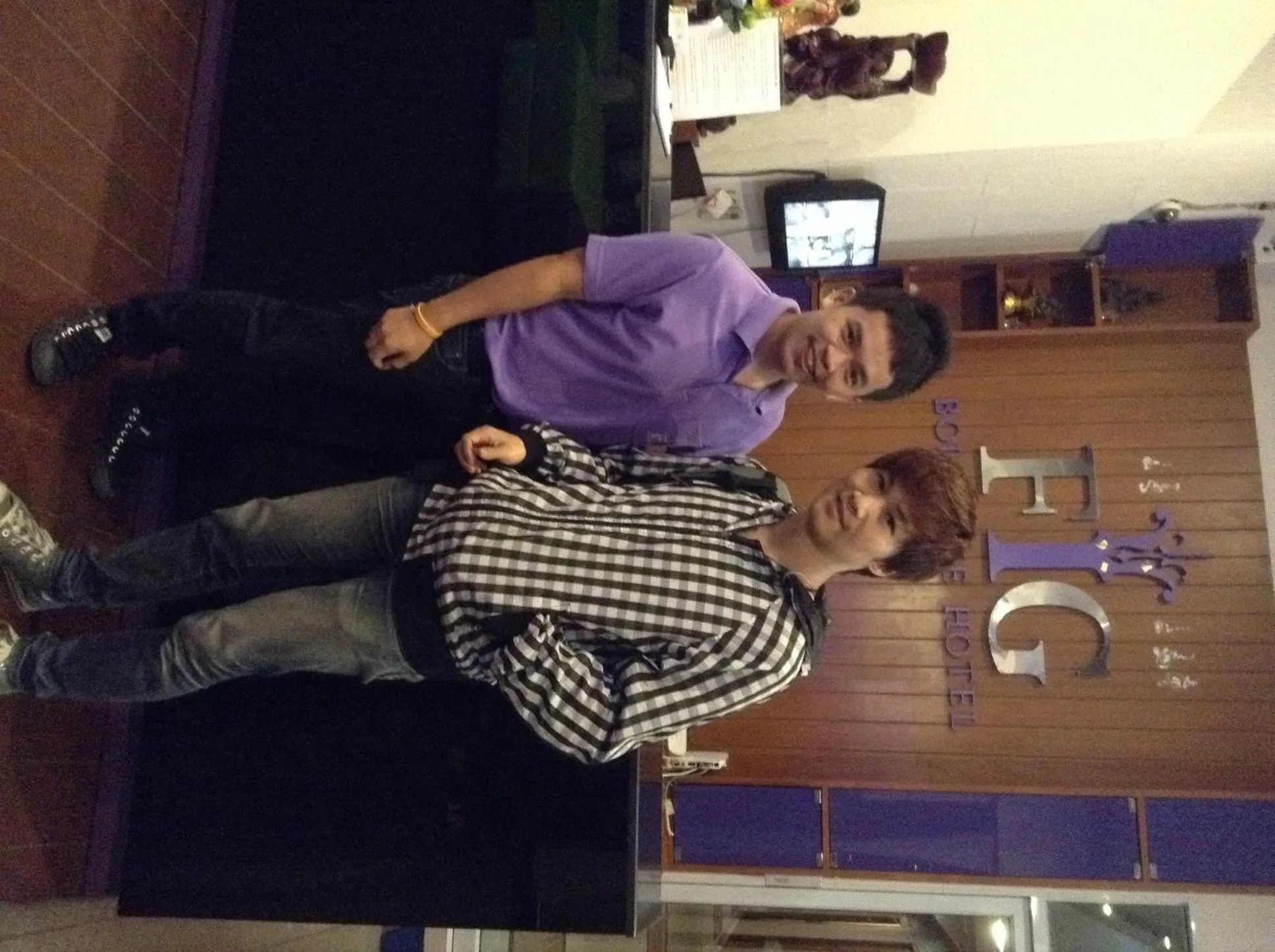 group of guests in FIG Boutique Hotel