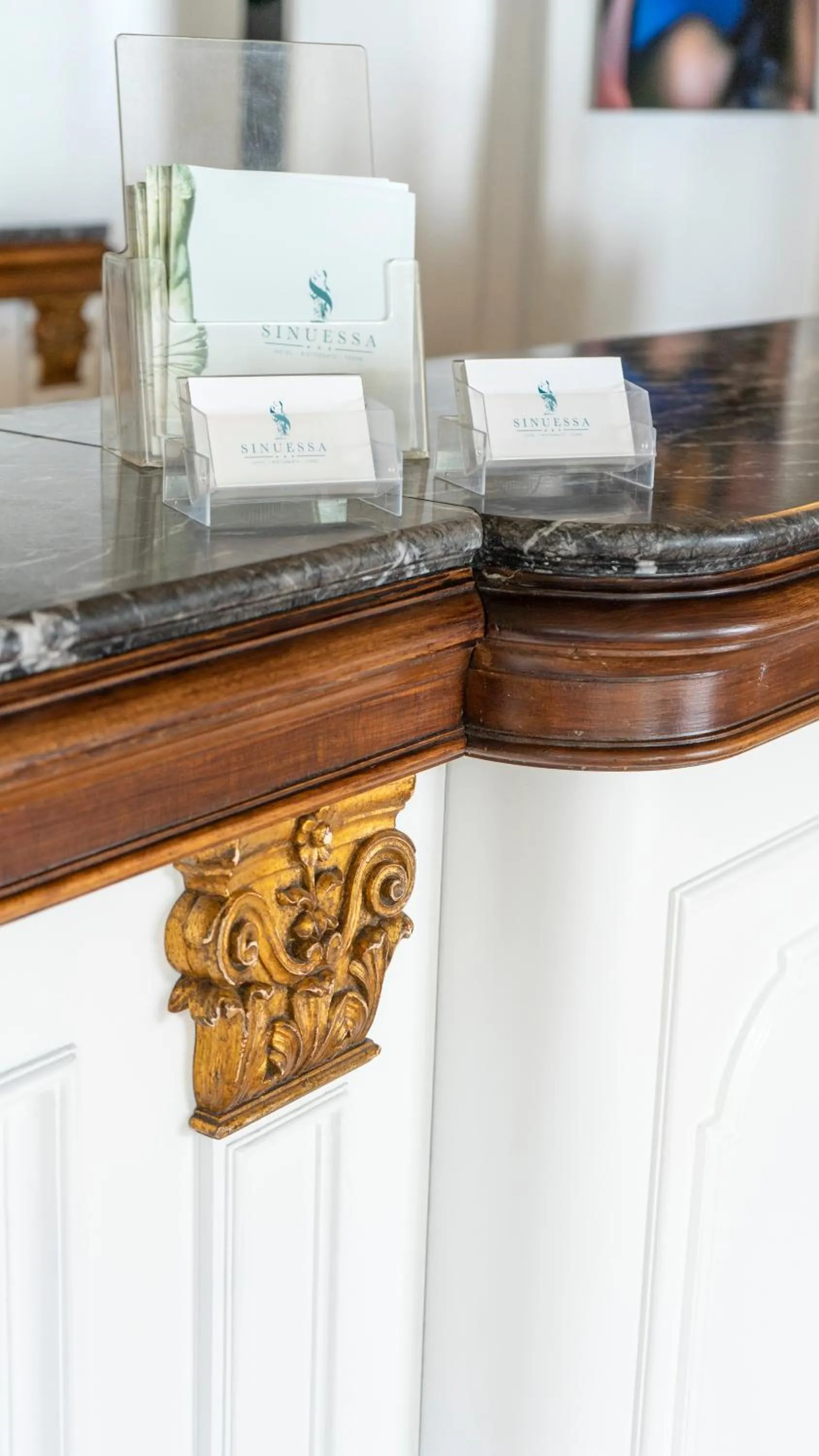 Lobby or reception in Hotel Sinuessa Terme