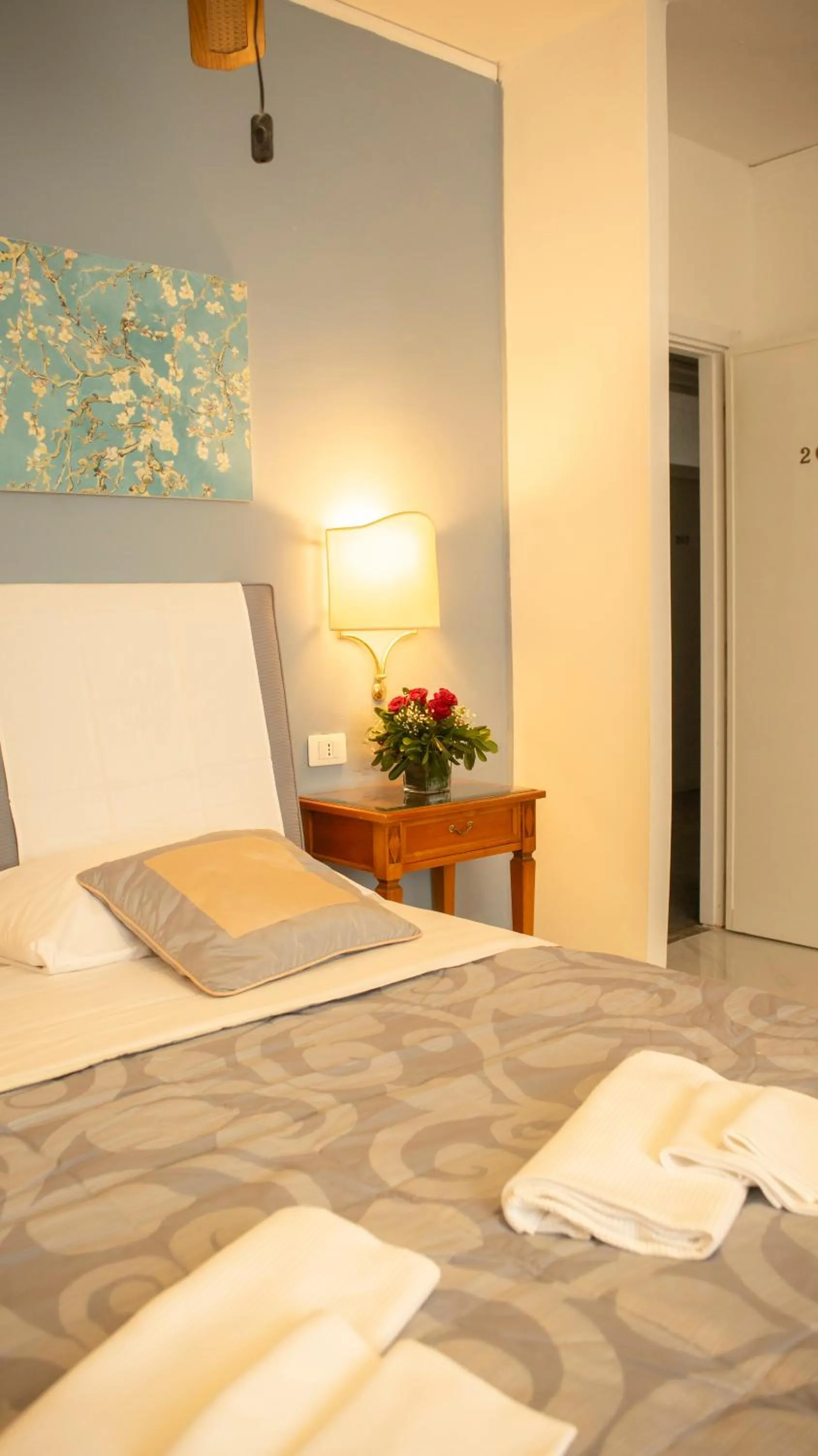 Bedroom, Bed in Hotel Sinuessa Terme