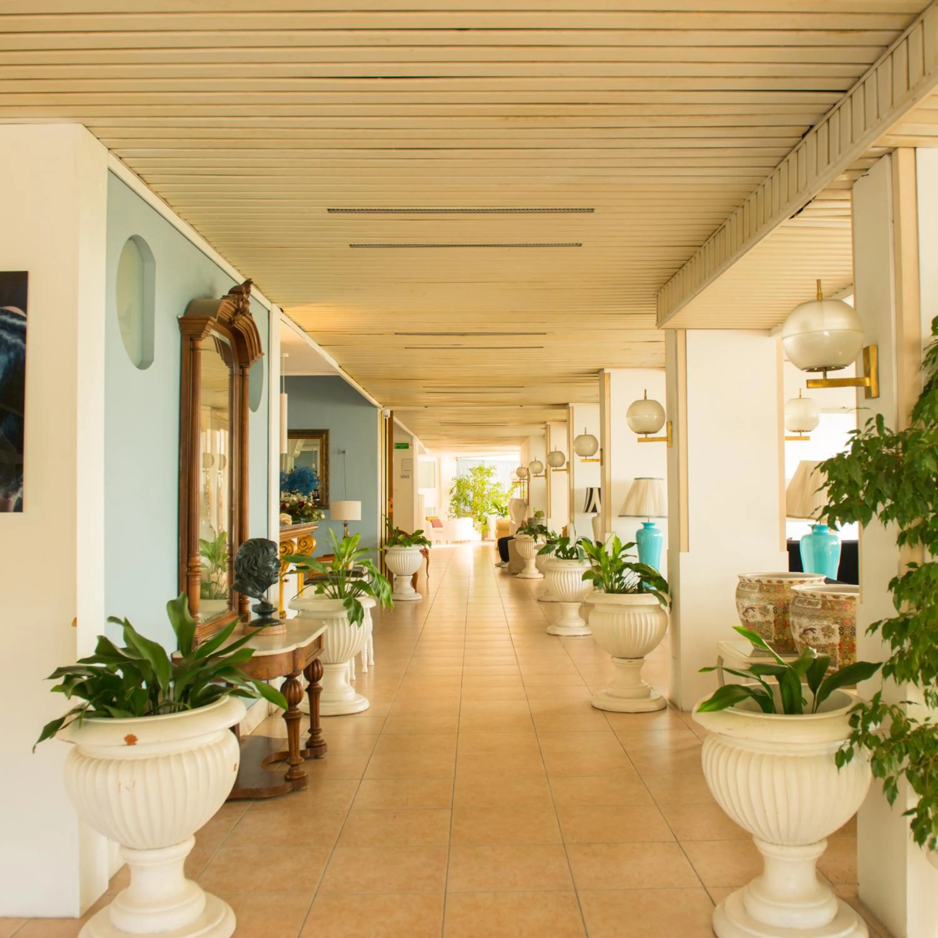 Lobby or reception in Hotel Sinuessa Terme