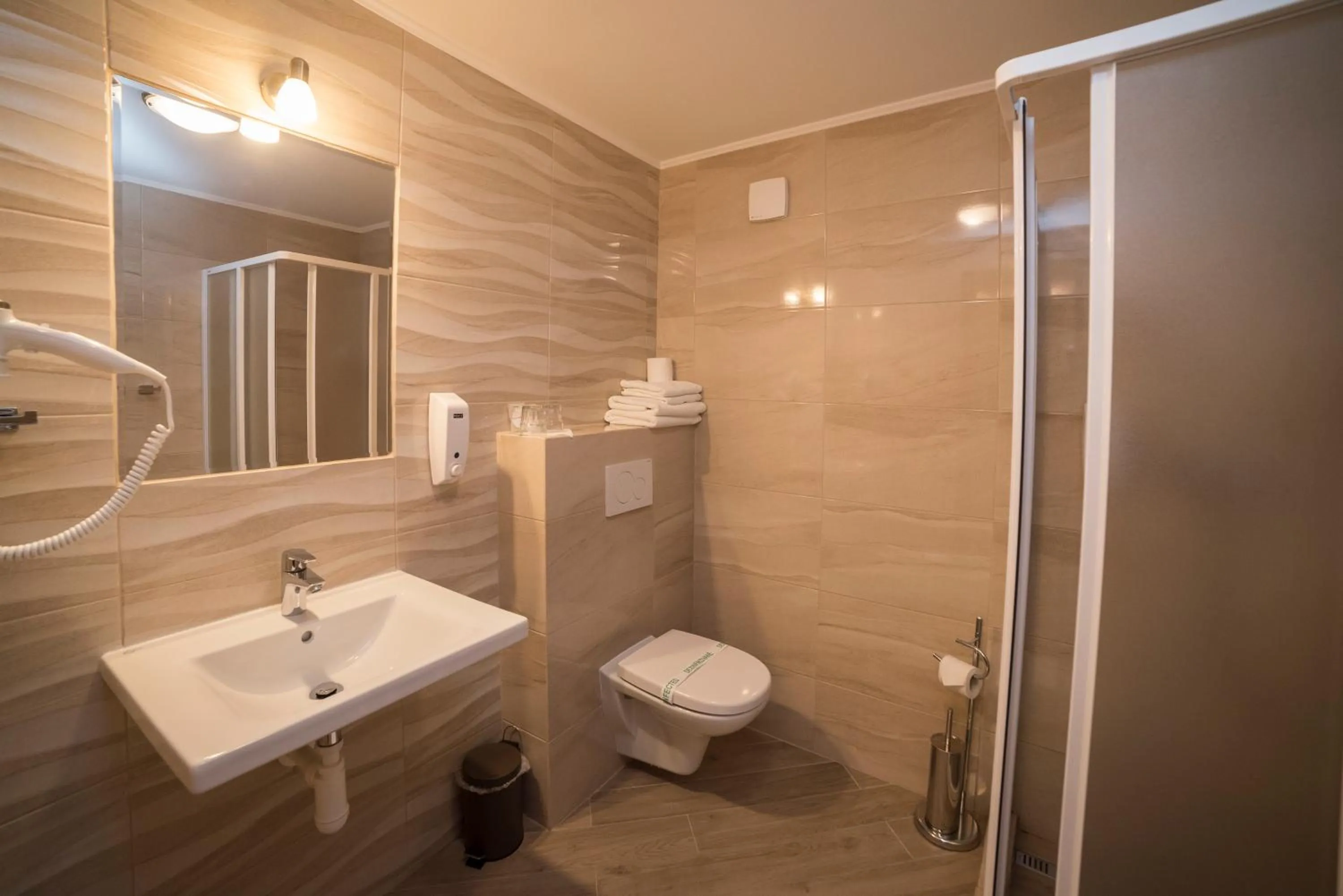 Bathroom in Hotel Alfa