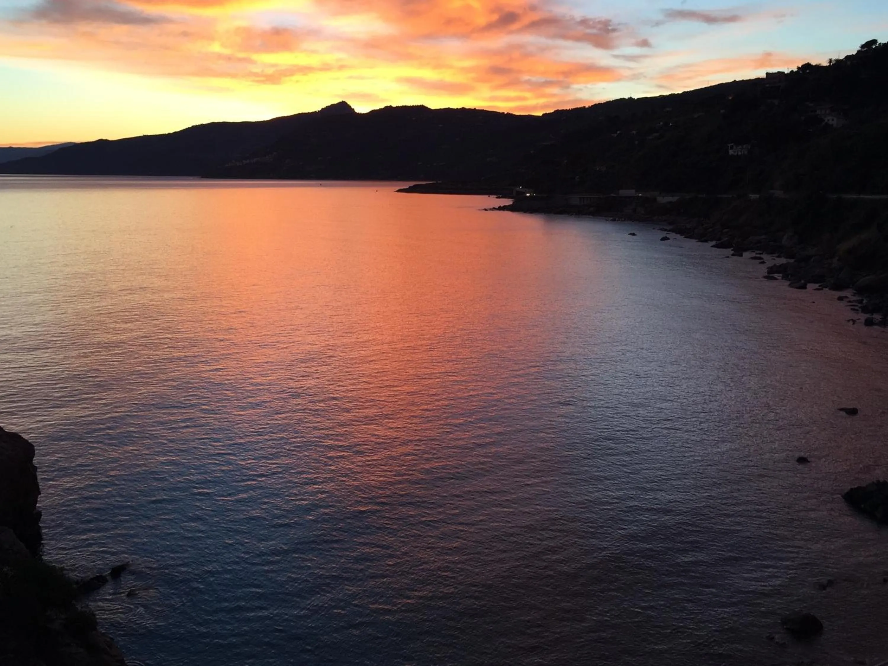 Natural landscape in Blue Bay