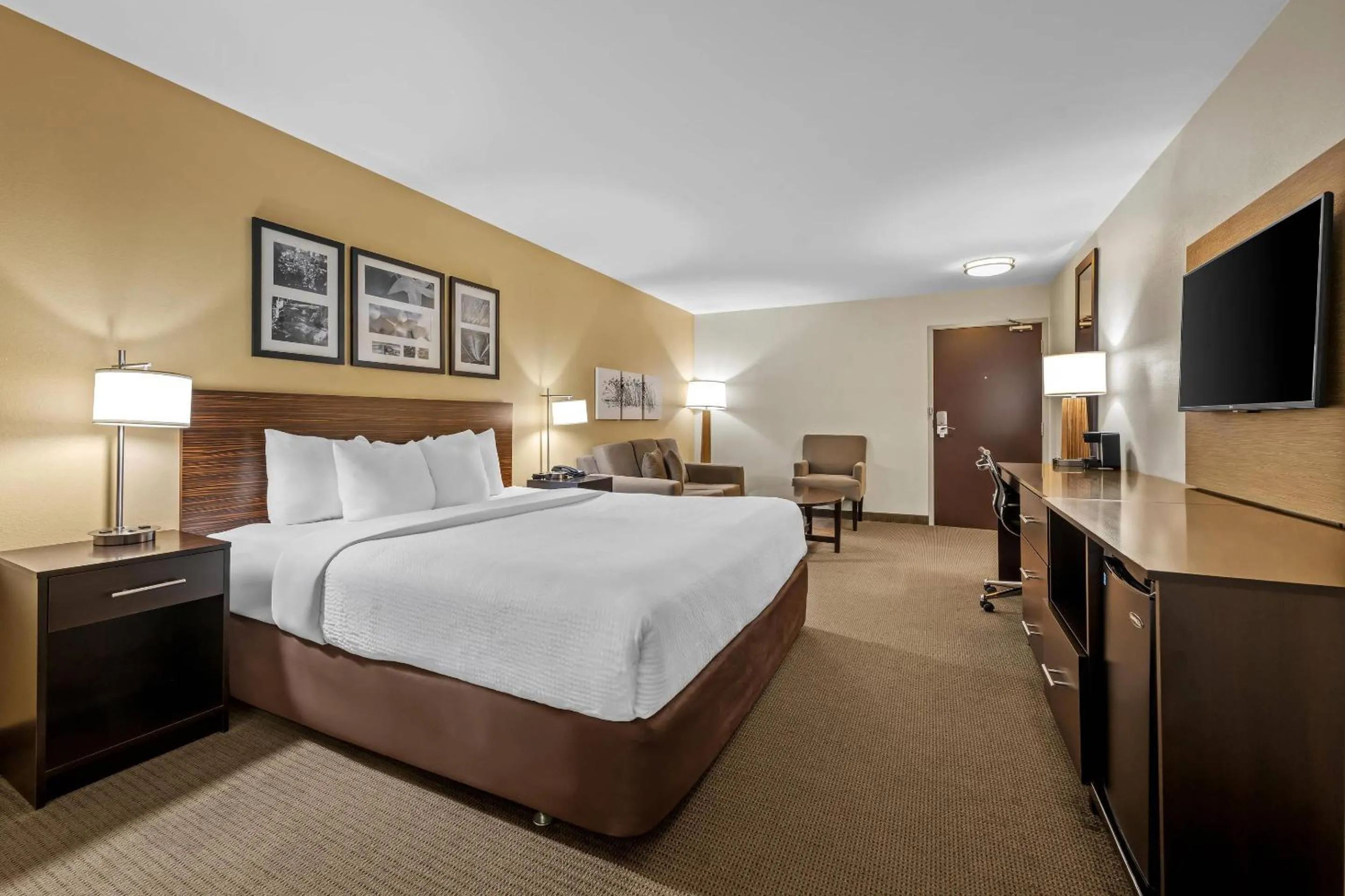 Bedroom, Bed in Sleep Inn & Suites Jasper I-22