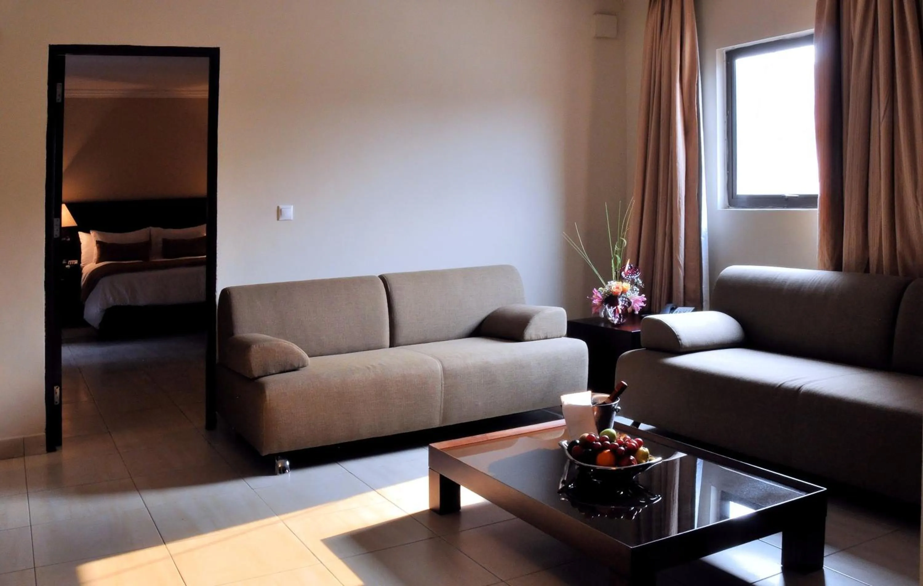 Living room in Hotel Royal Kinshasa