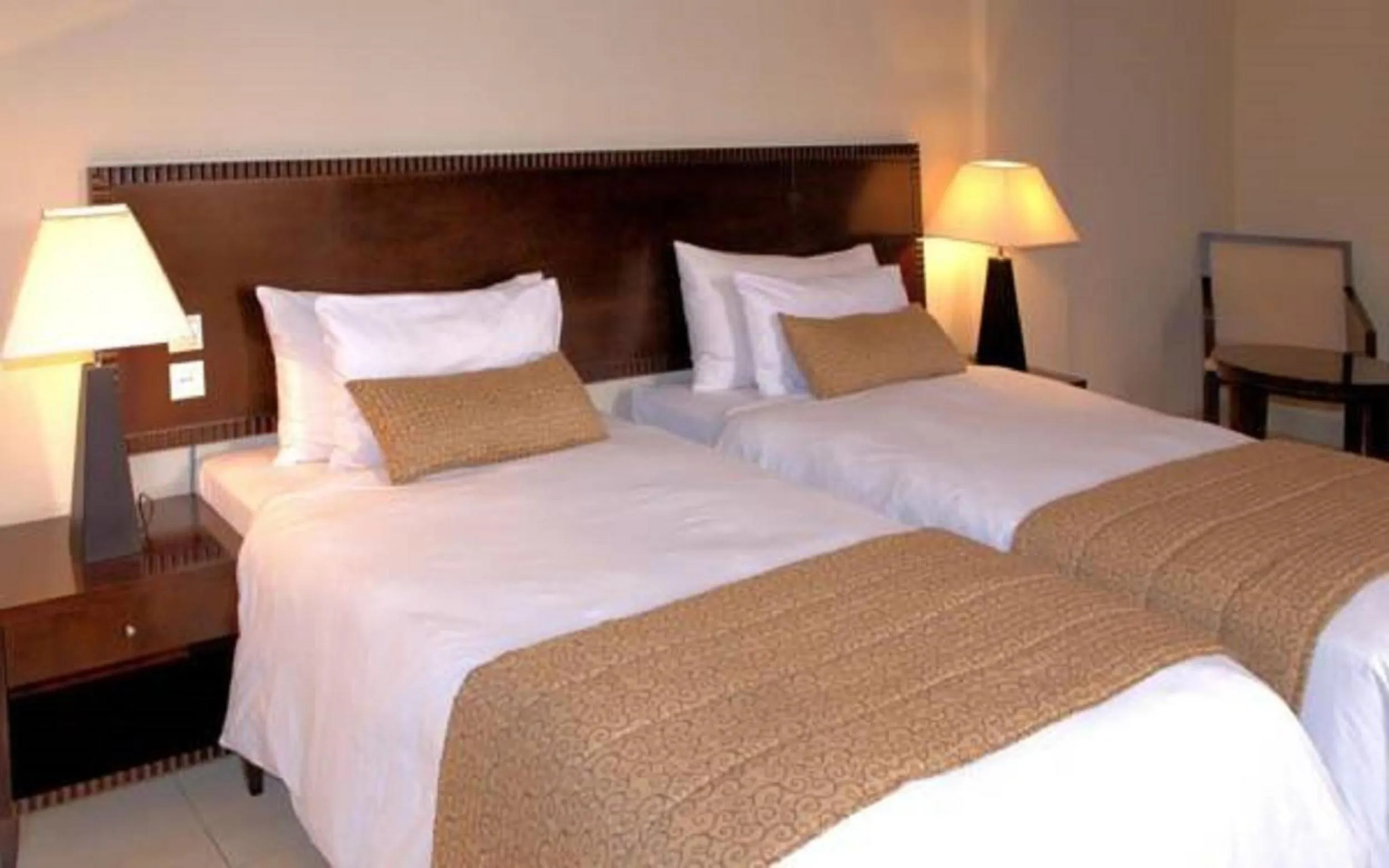 Bed in Hotel Royal Kinshasa