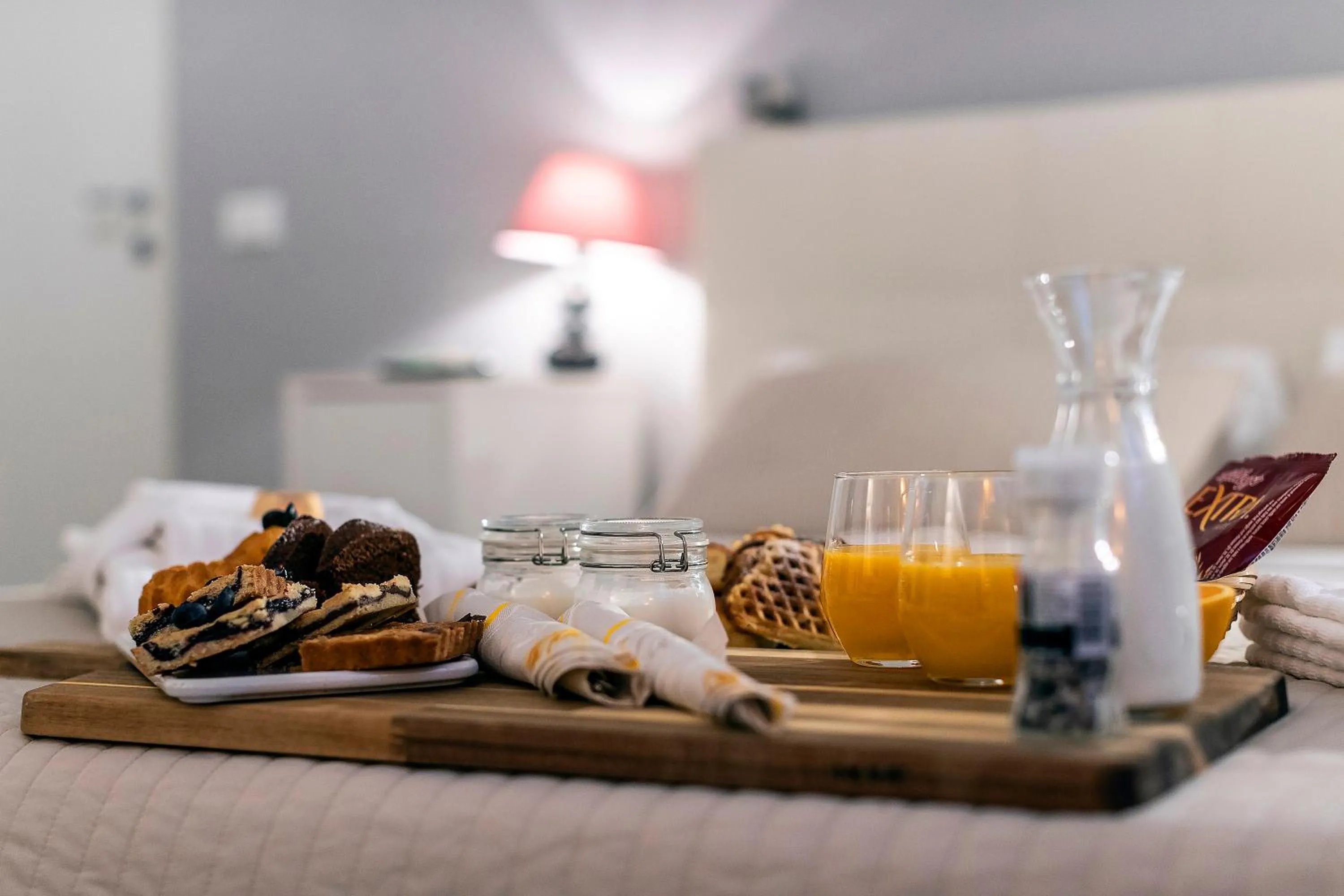 Food close-up, Bed in Bella Roma Luxury Accommodation, Vatican City - Liberty Collection