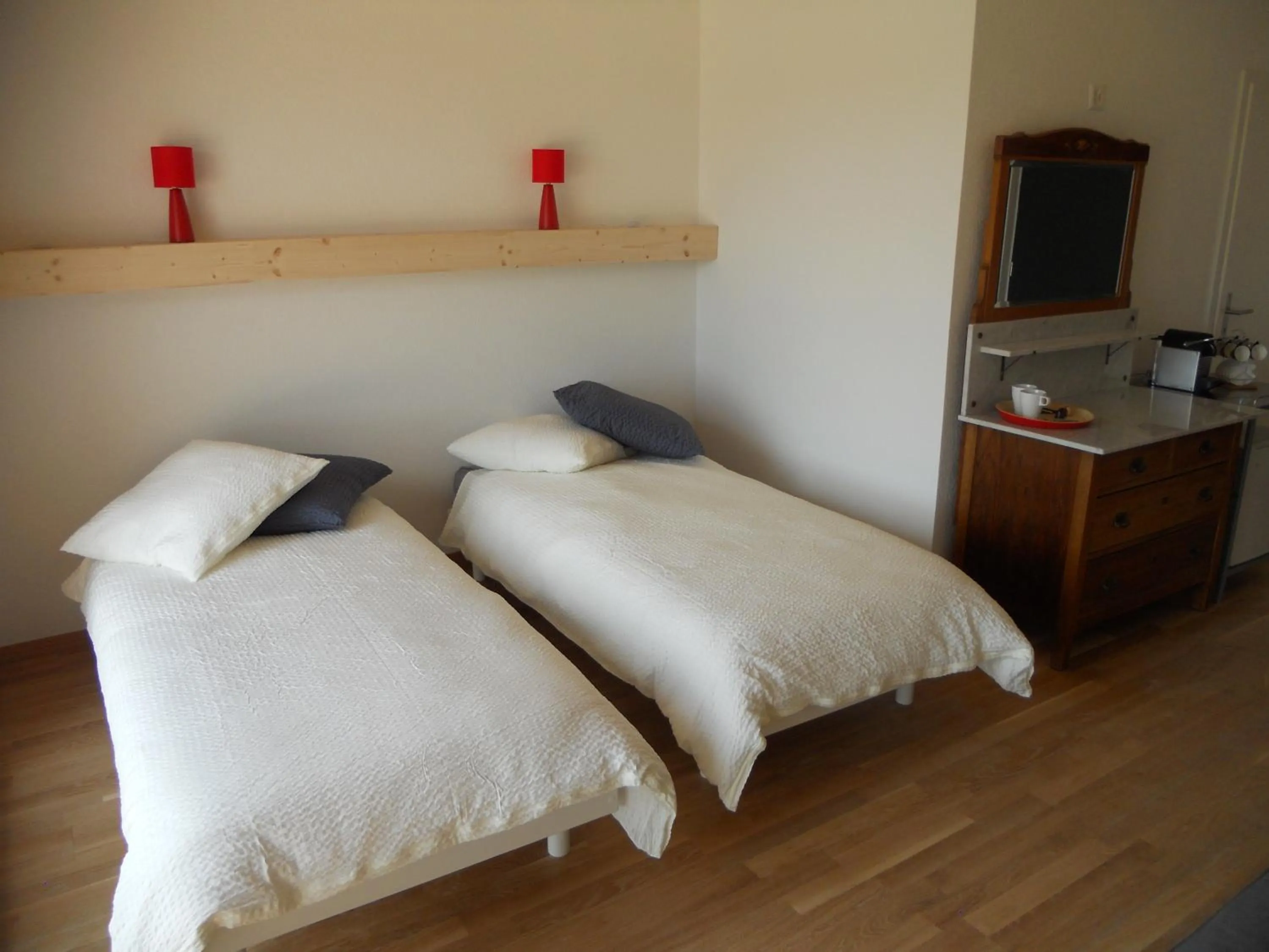 Bed in Gîte Chez Toinette