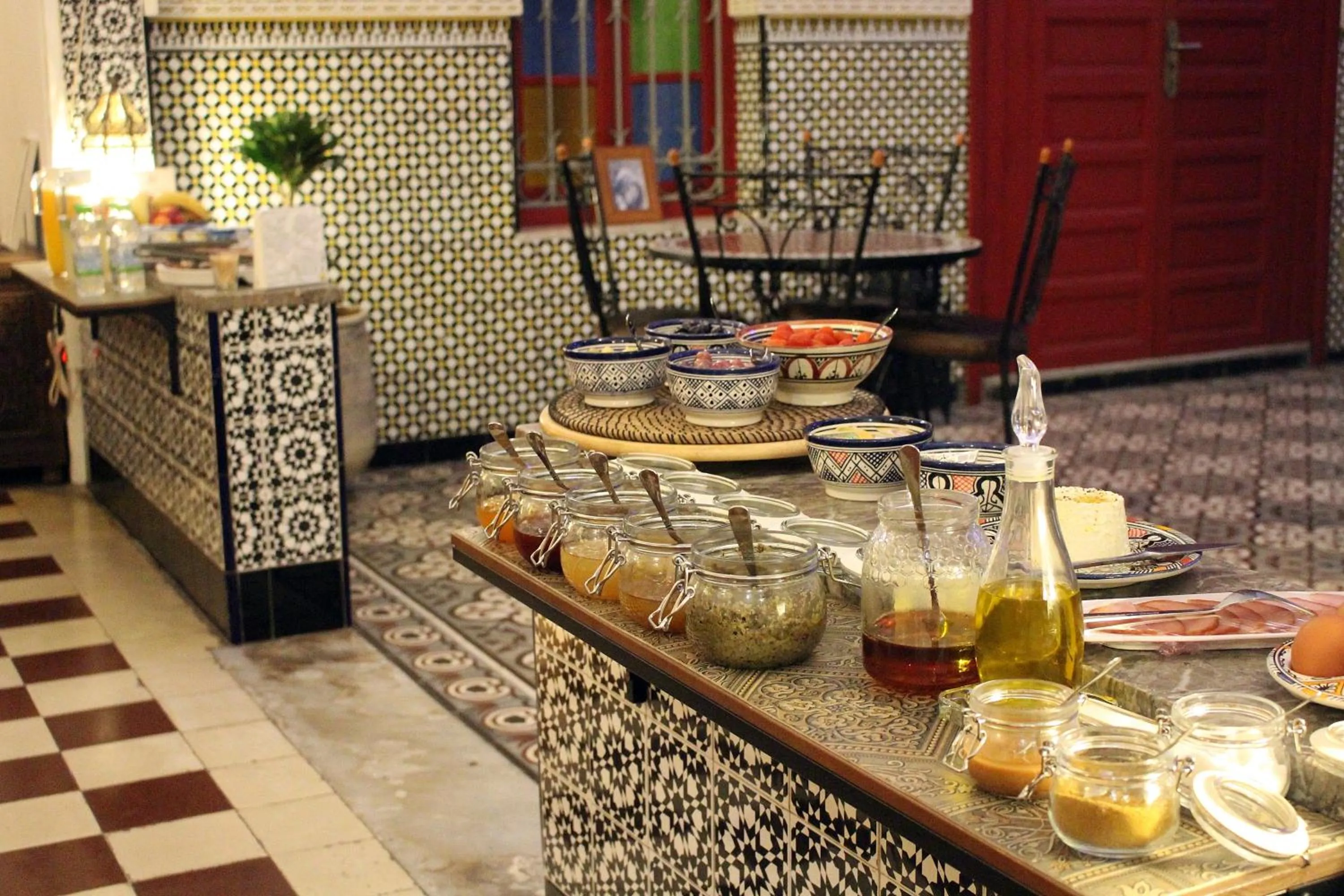 Buffet breakfast in Riad Meftaha