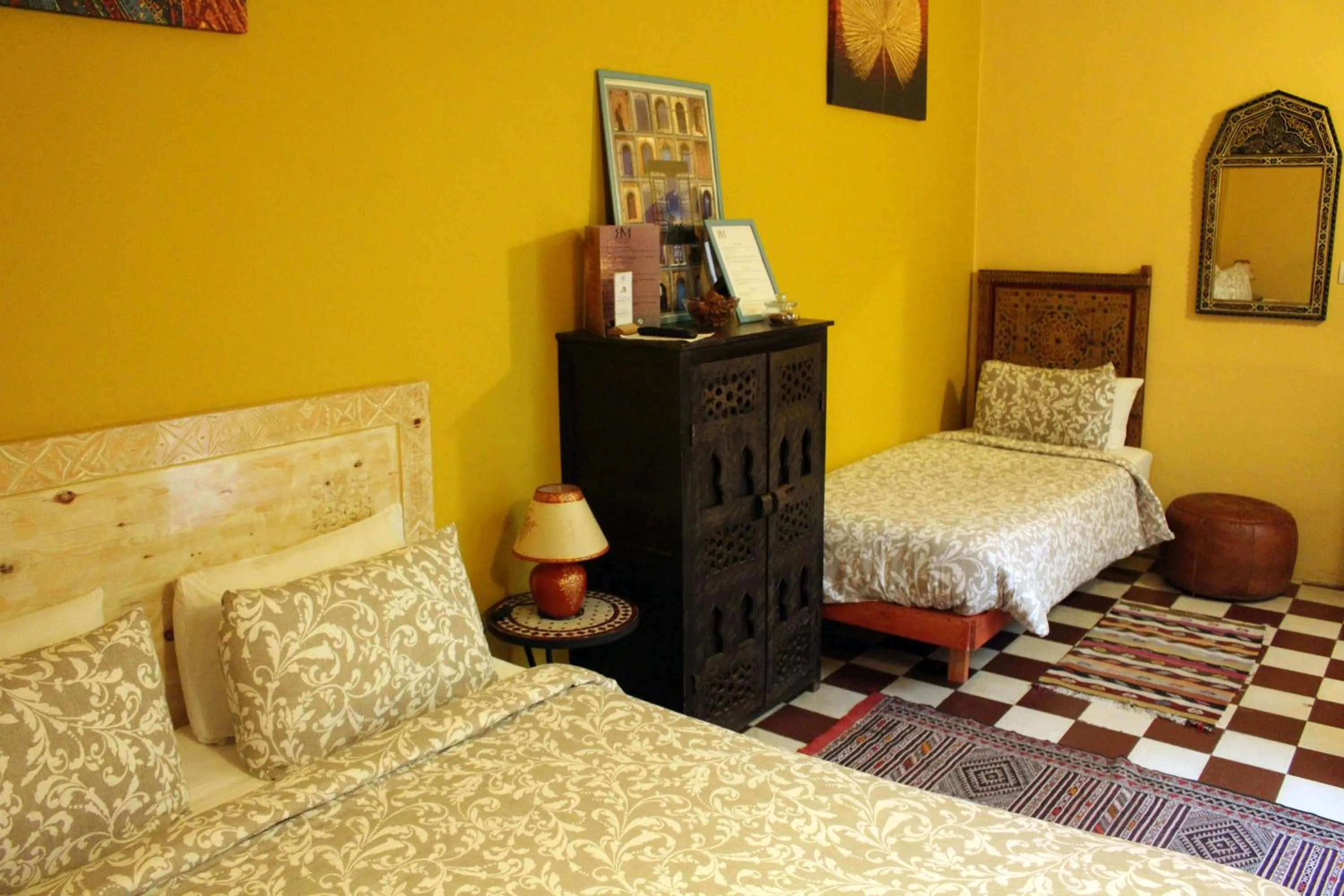 Bedroom, Bed in Riad Meftaha