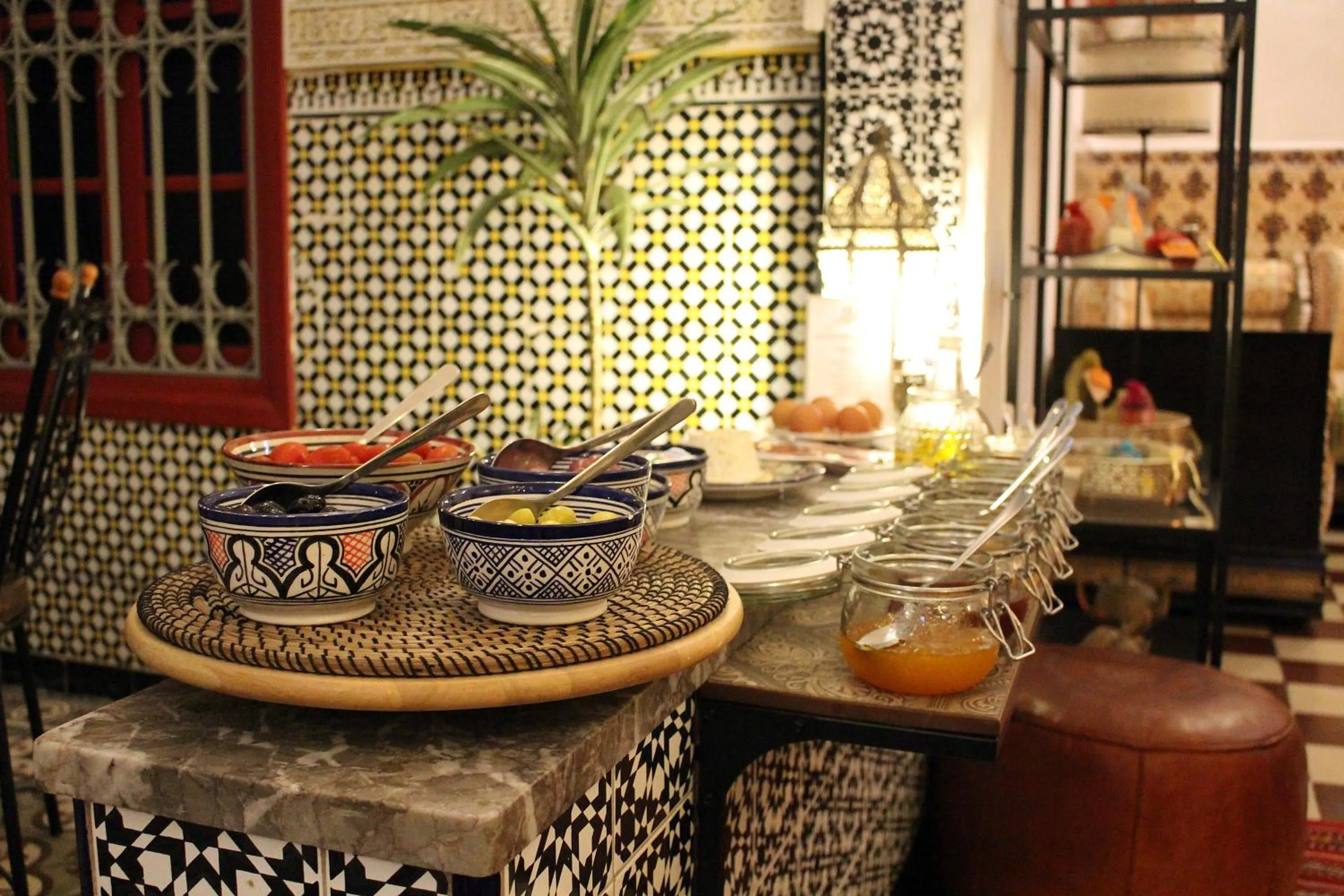 Buffet breakfast in Riad Meftaha