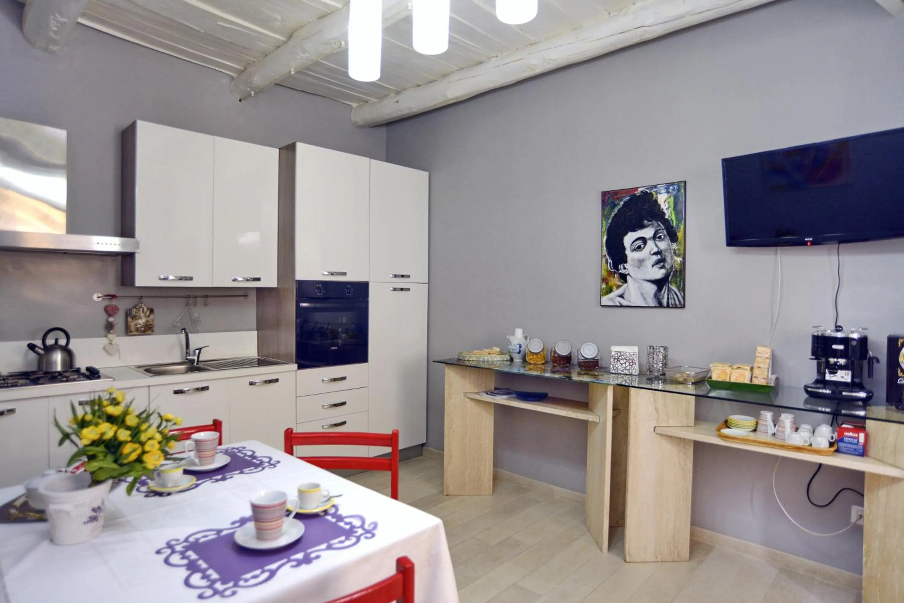 Coffee/tea facilities in B&B Parva Domus