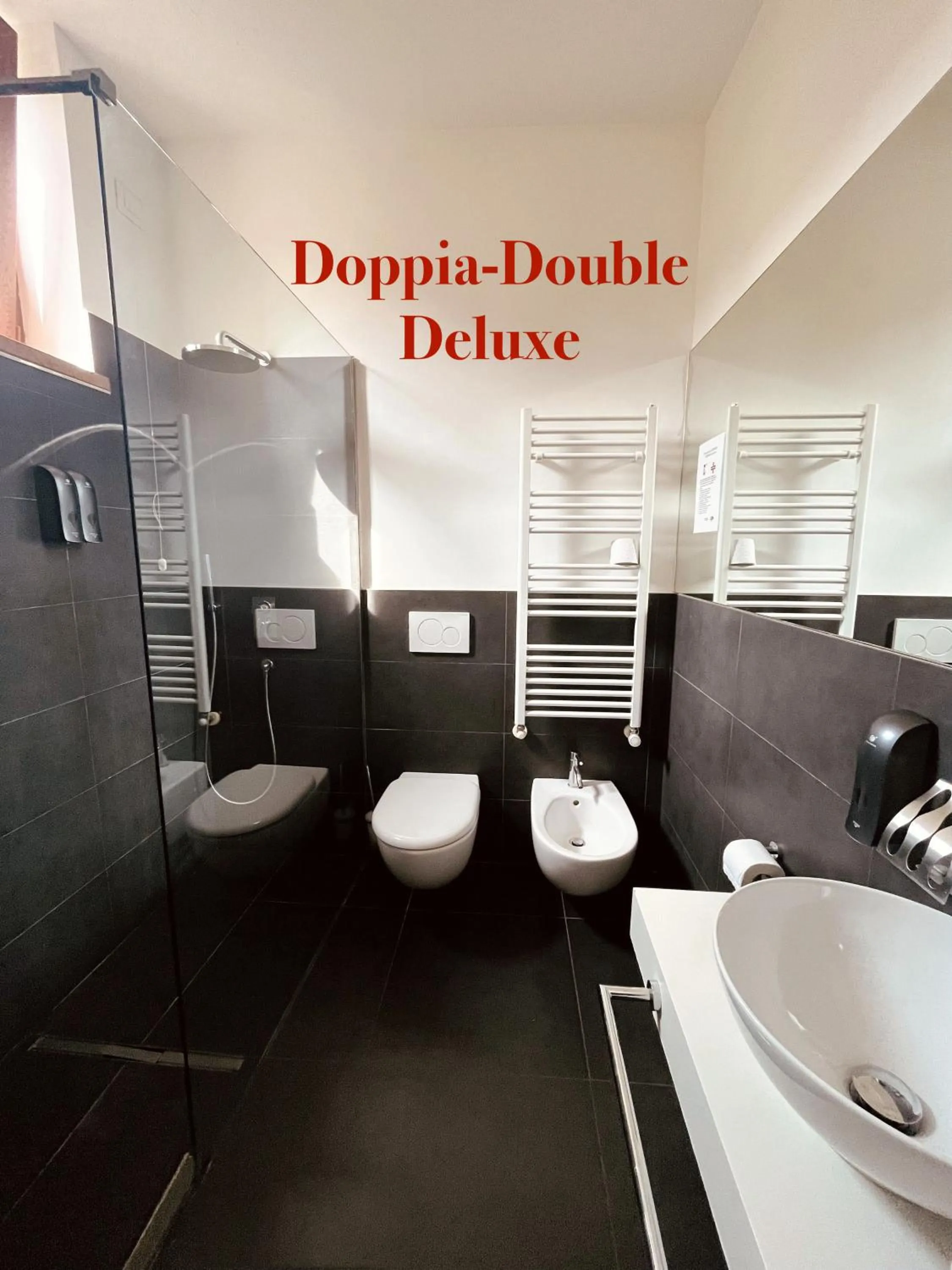 Shower in DiMoras house Verona