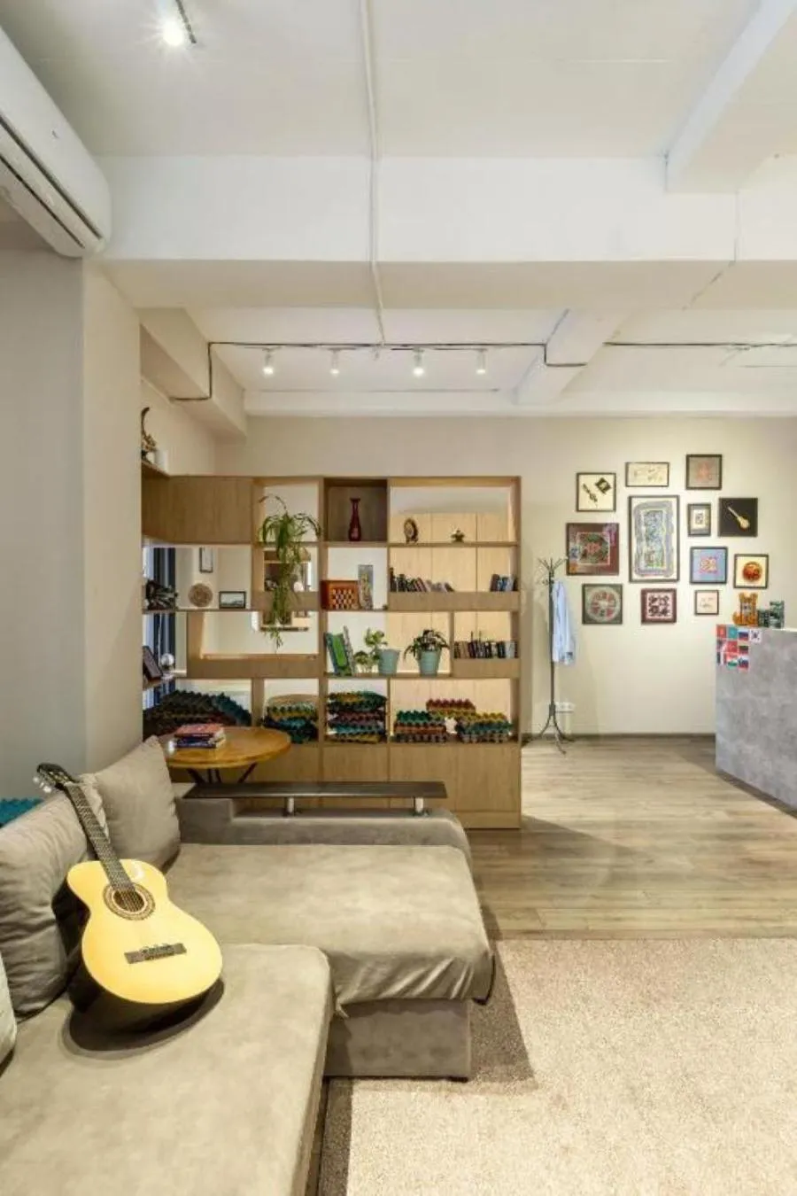 Seating area in Bodo Hostel