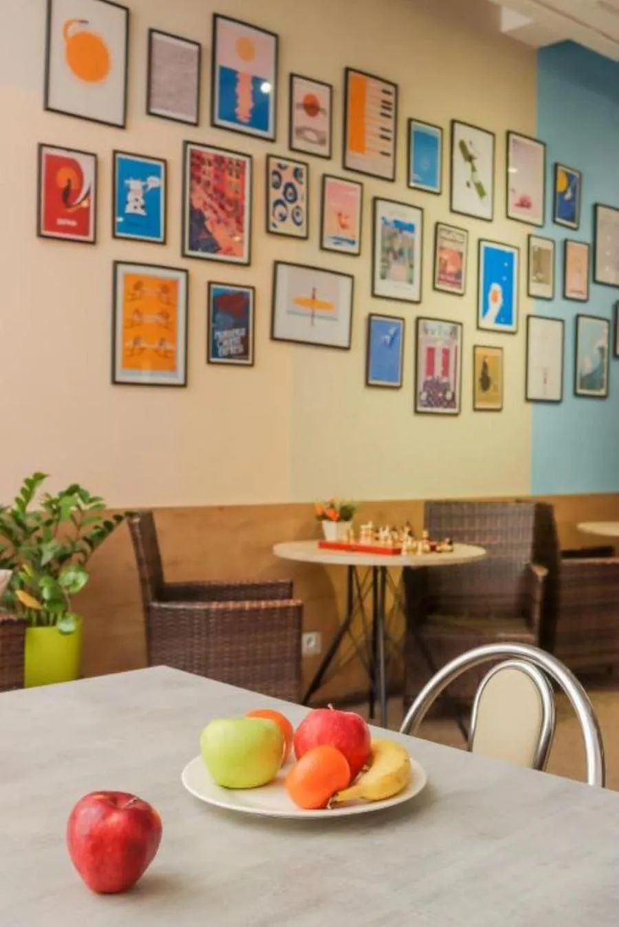 Living room in Bodo Hostel