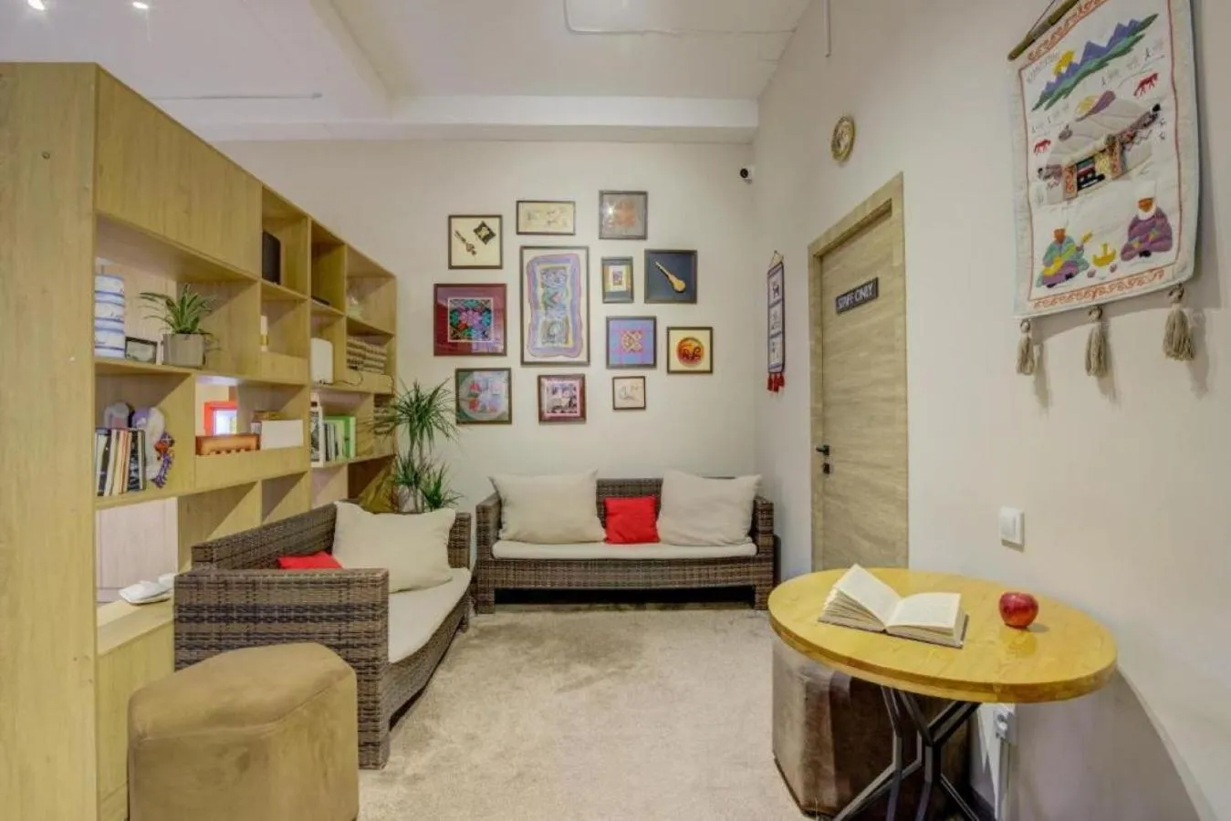 Living room in Bodo Hostel