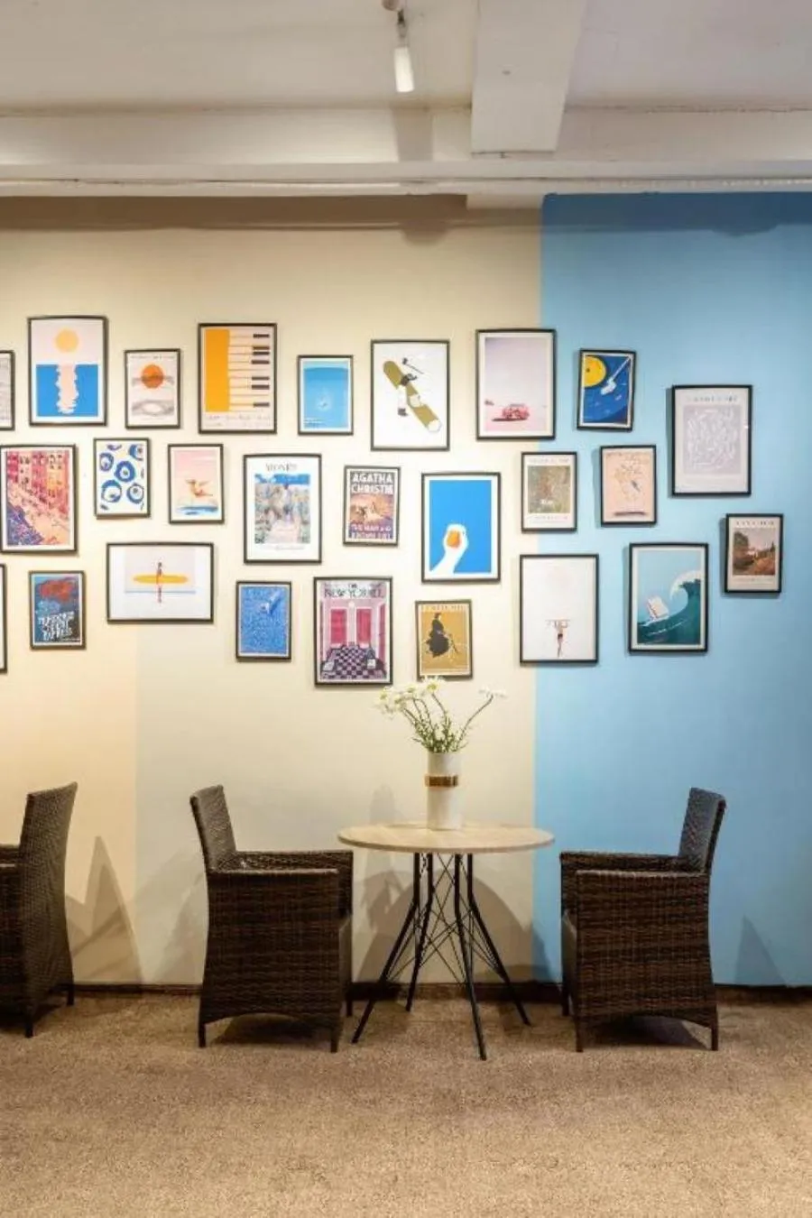 Living room in Bodo Hostel