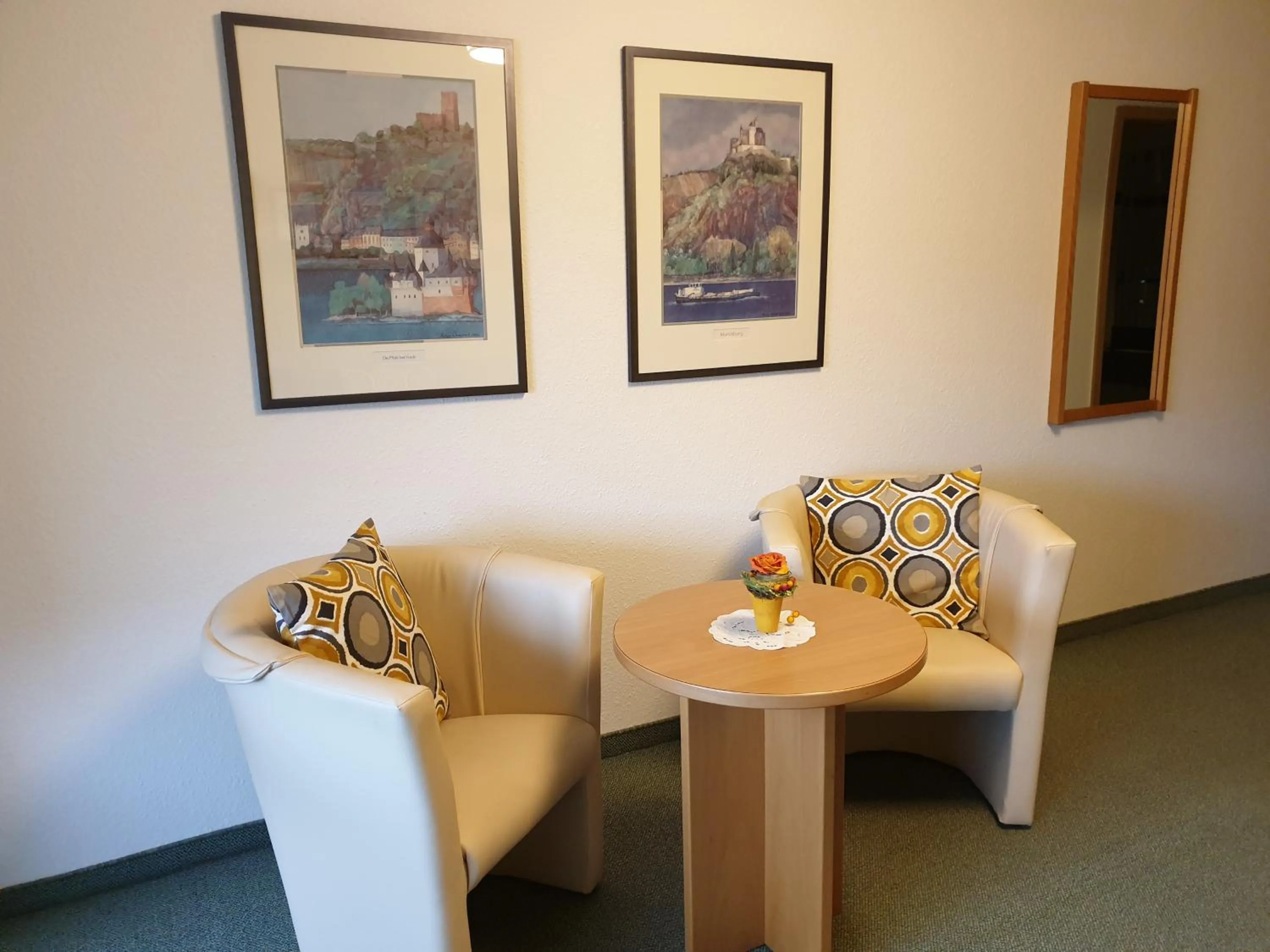 Seating area in Gasthaus Zum Rebstock