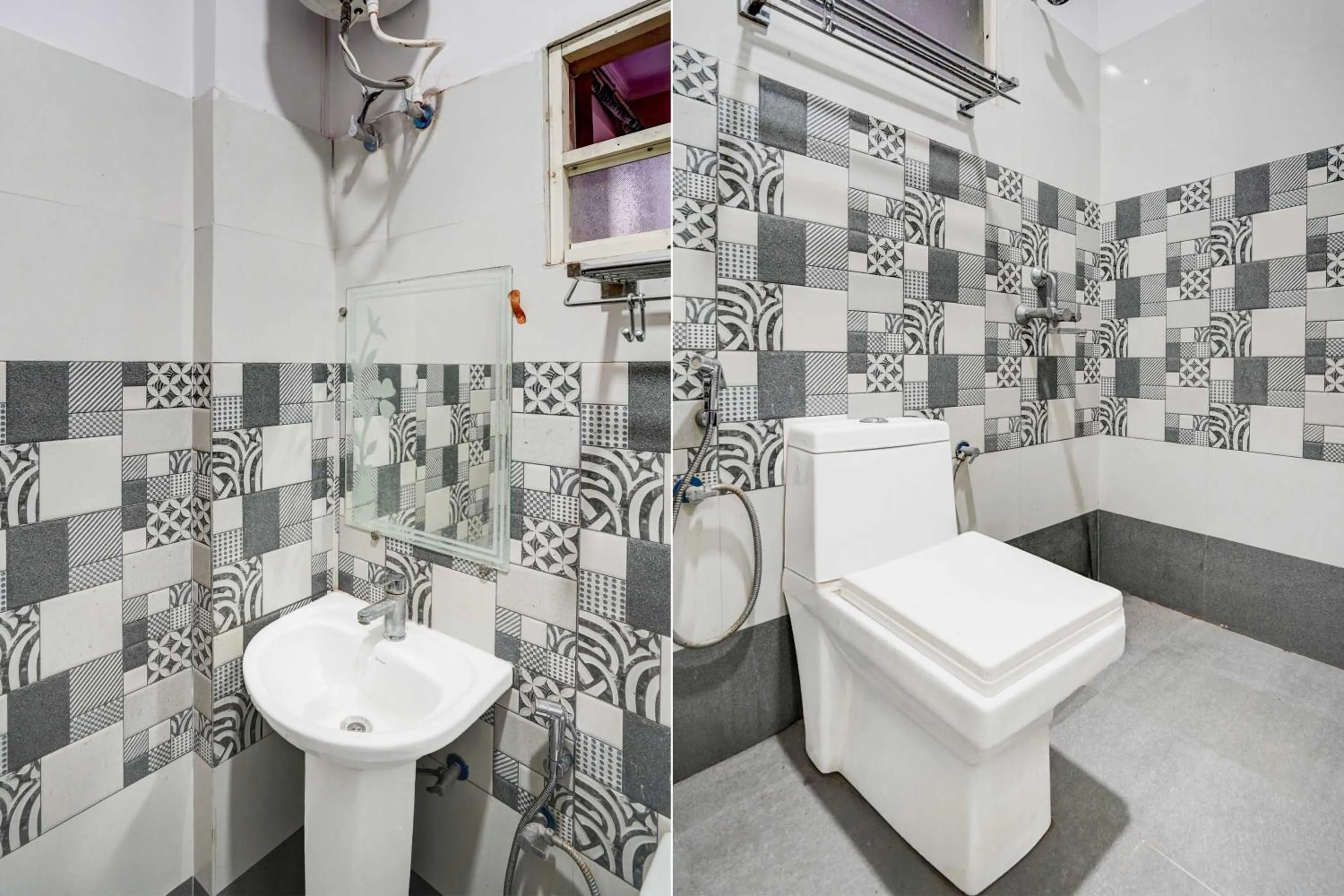 Bathroom in Hotel O Faizabad Road Opp BBD University